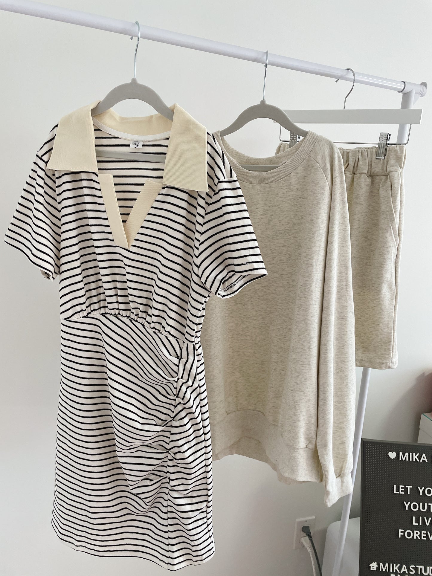 Light Weight Knit Polo Dress