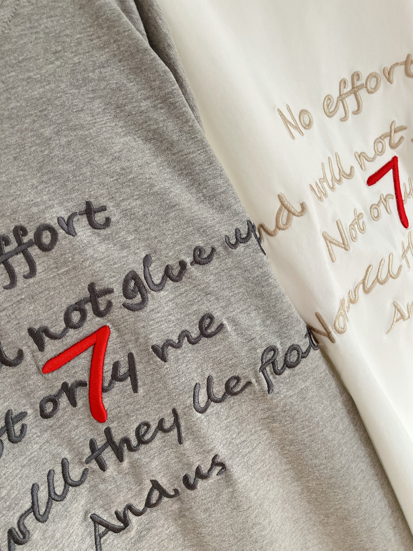 Embroidery Letter Oversized Soft Tee