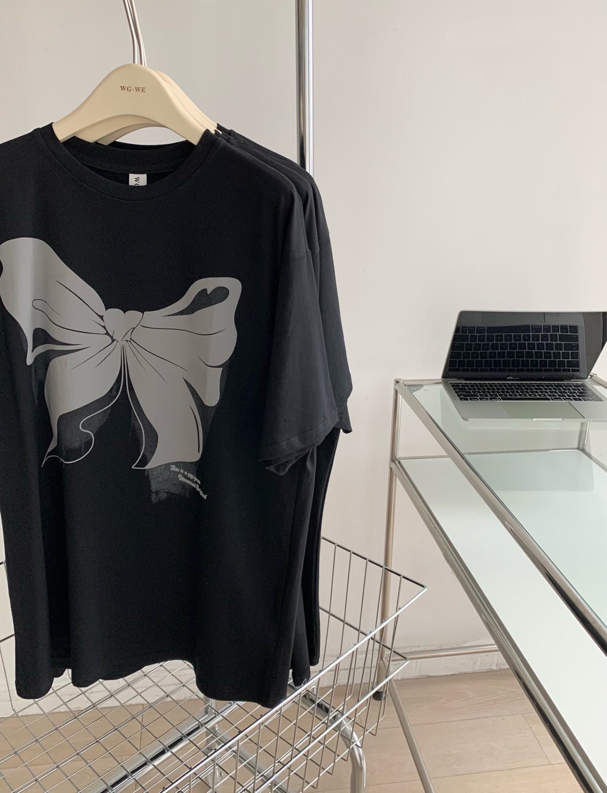 Large Ribbon Oversized Tee