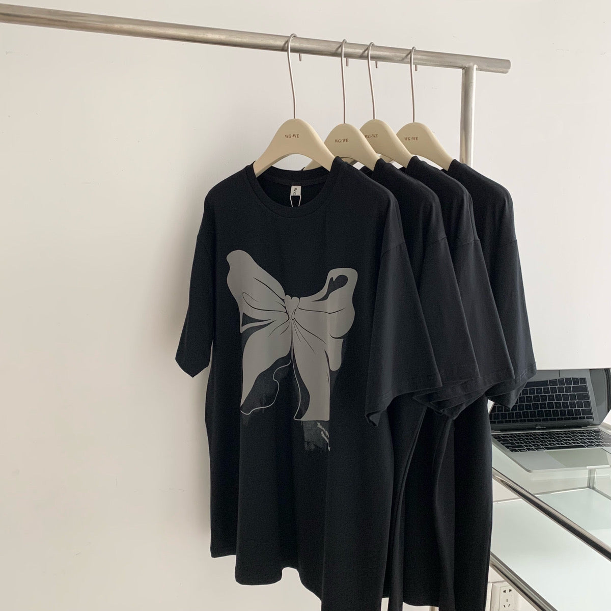 Large Ribbon Oversized Tee