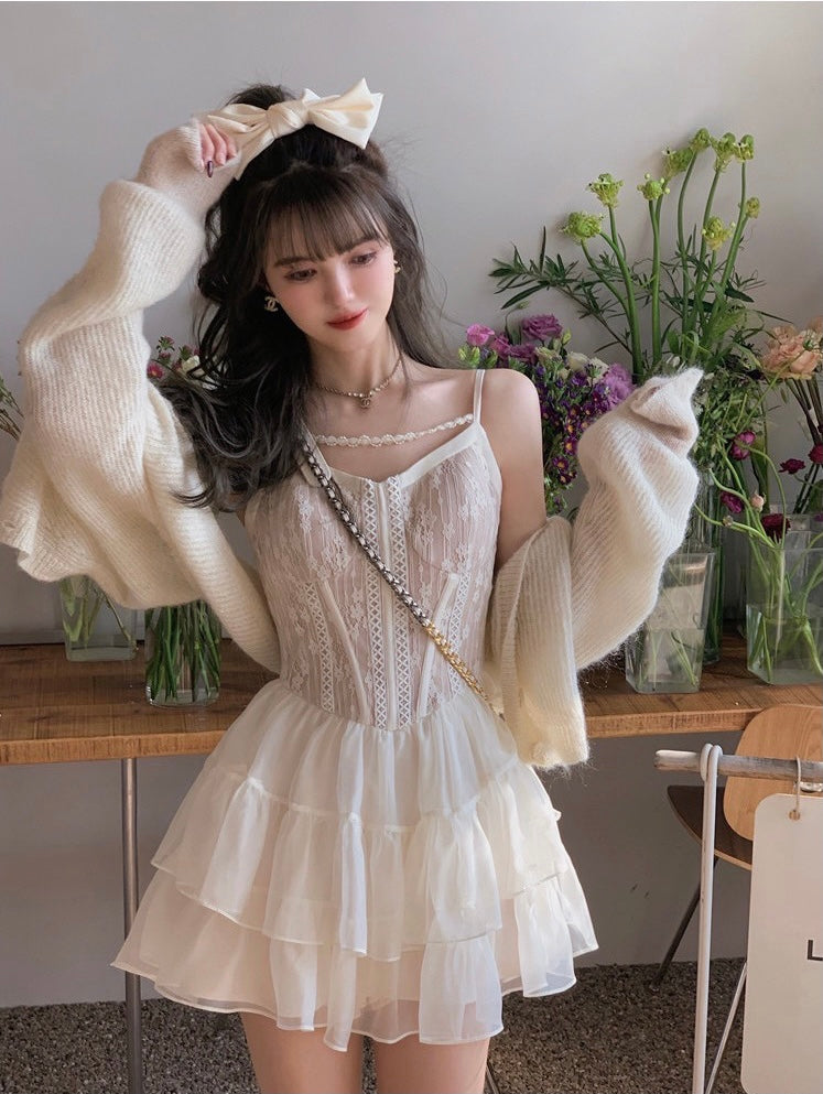 Bustier Cami Layered Dress