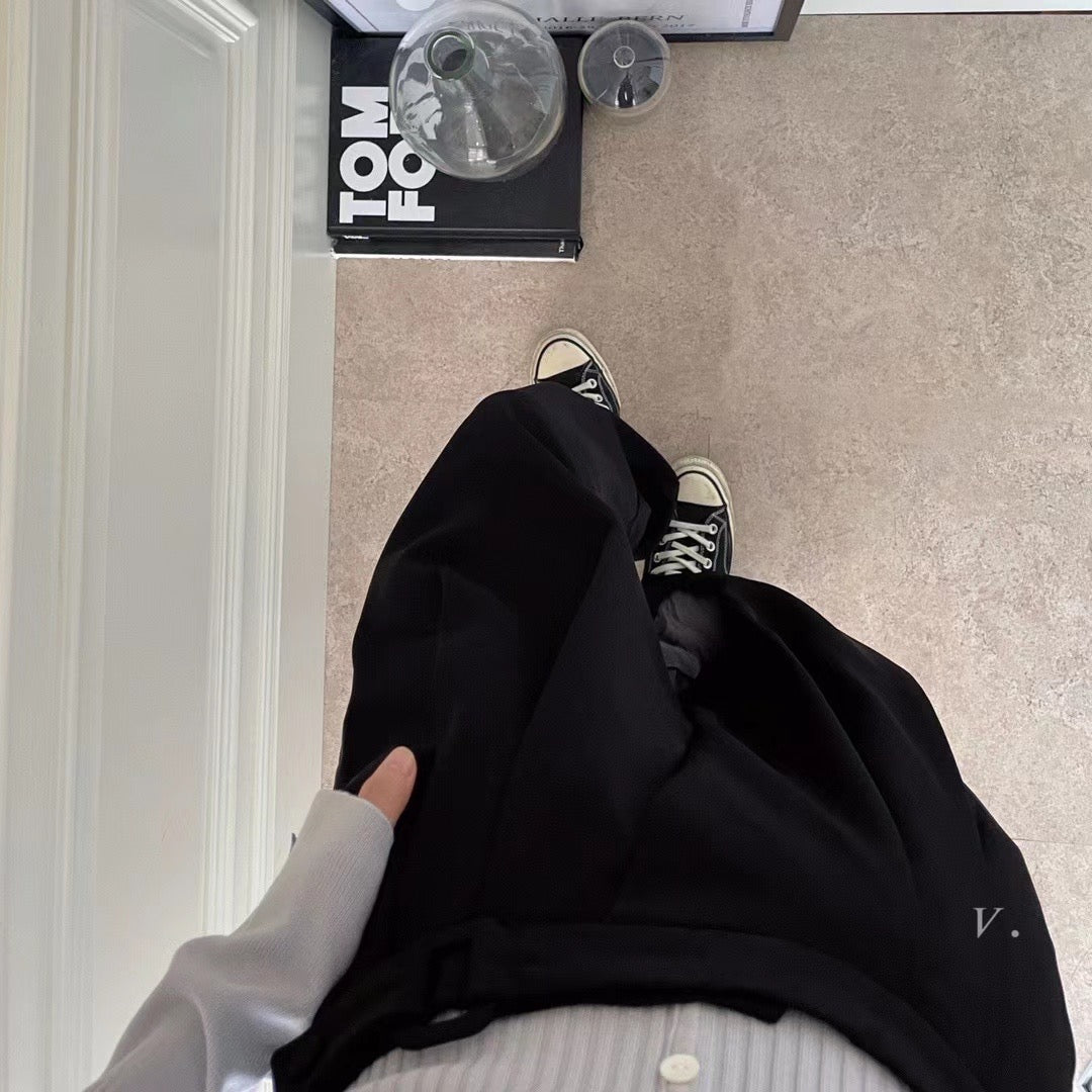 High Rise Soft Relaxed Trousers