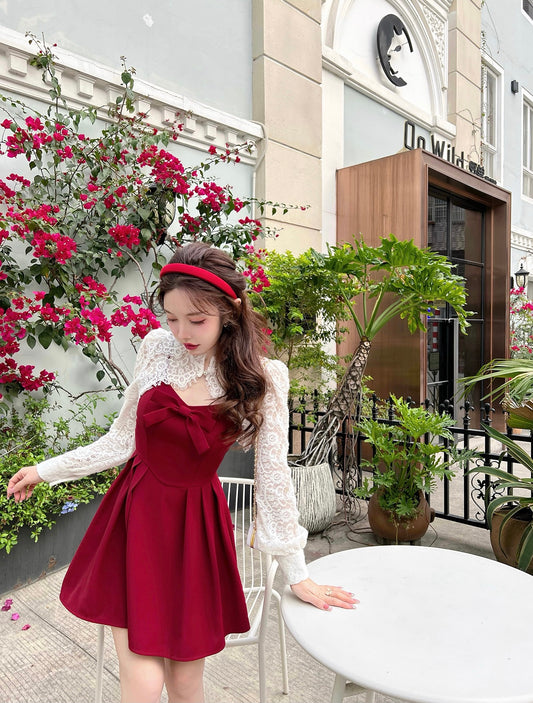 Ribbon A-line Cami Dress