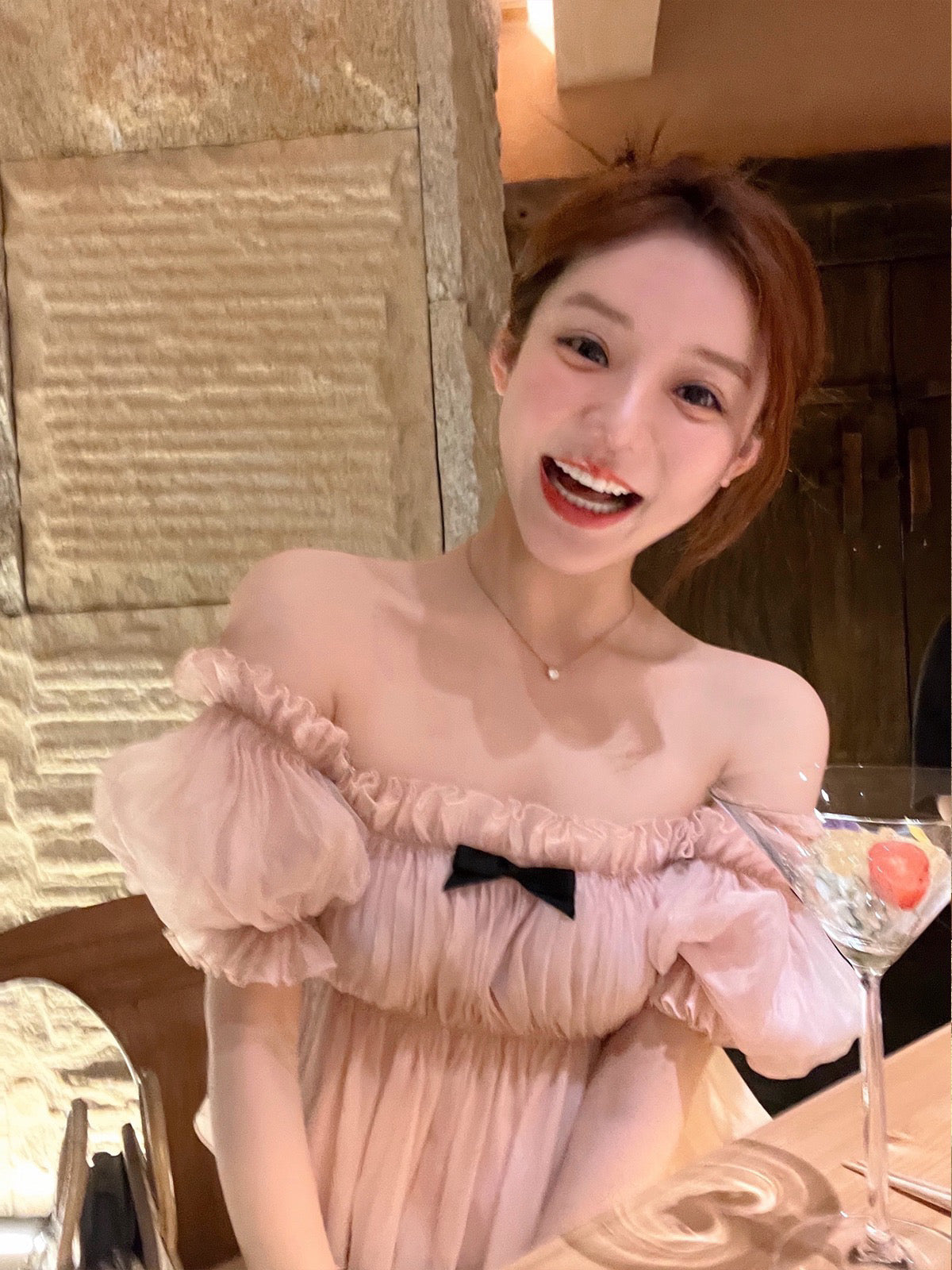 Cute Chiffon Peasant Top