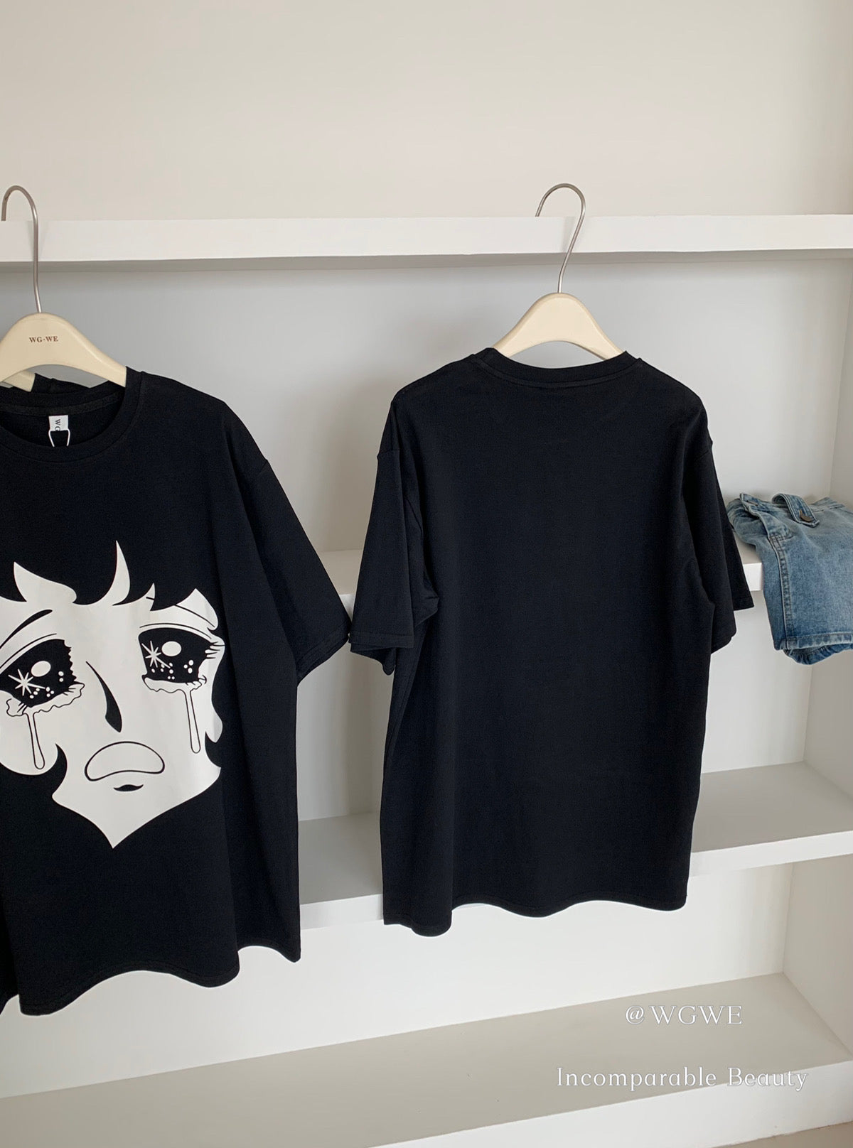 Comic Girl Oversized Tee