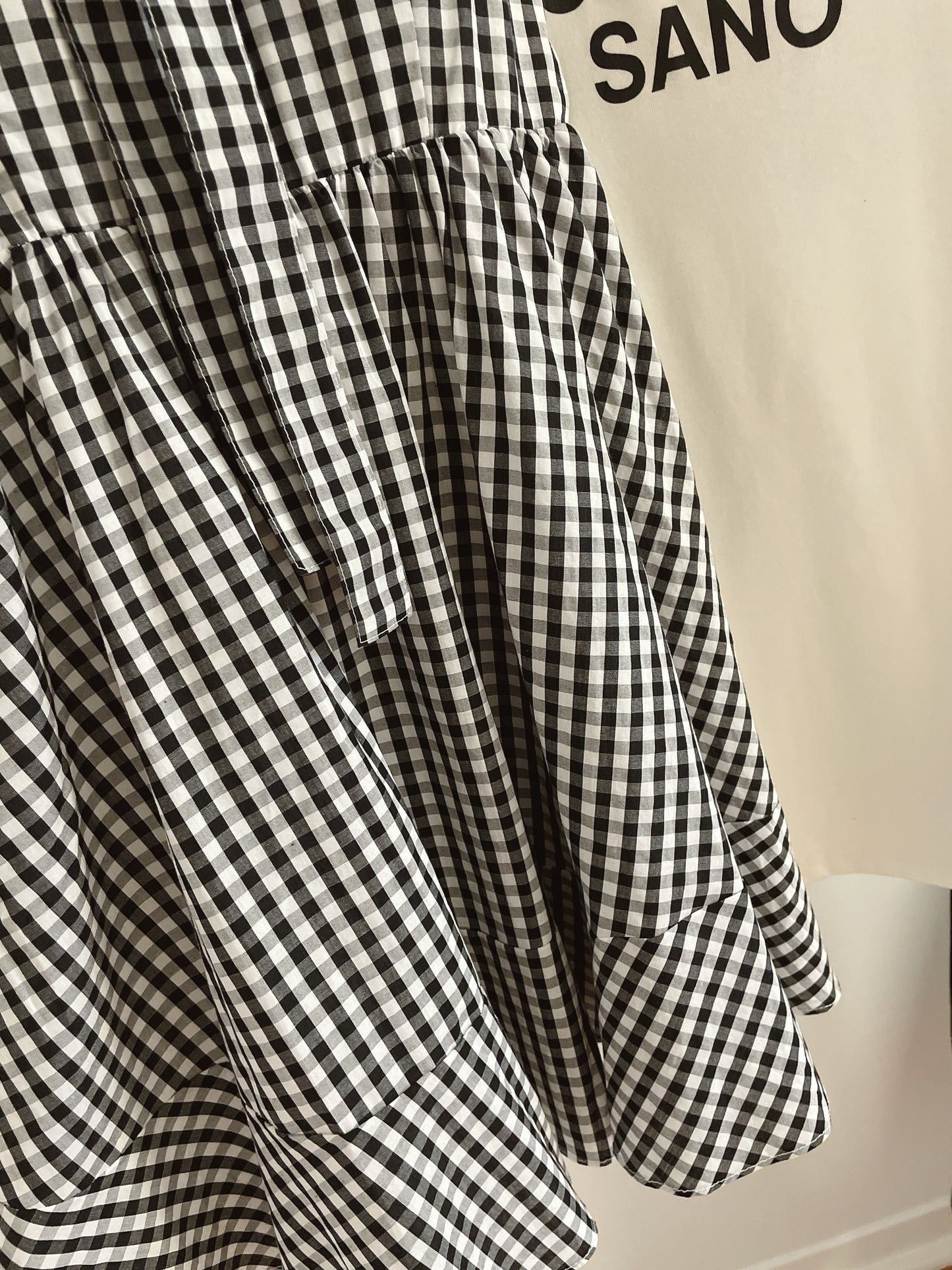 Vintage Plaid Midi Dress