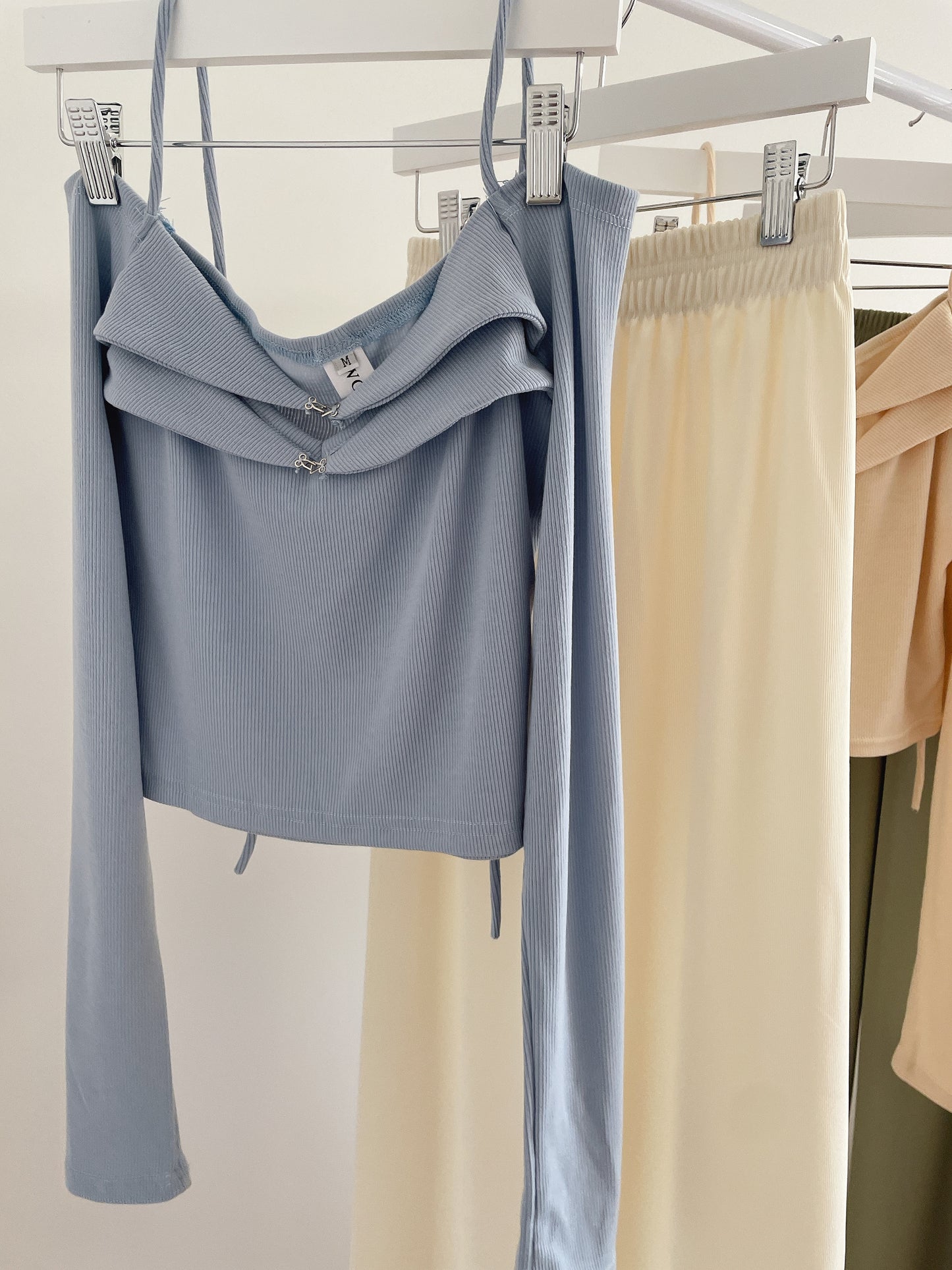 Front Cross Soft Knit Top