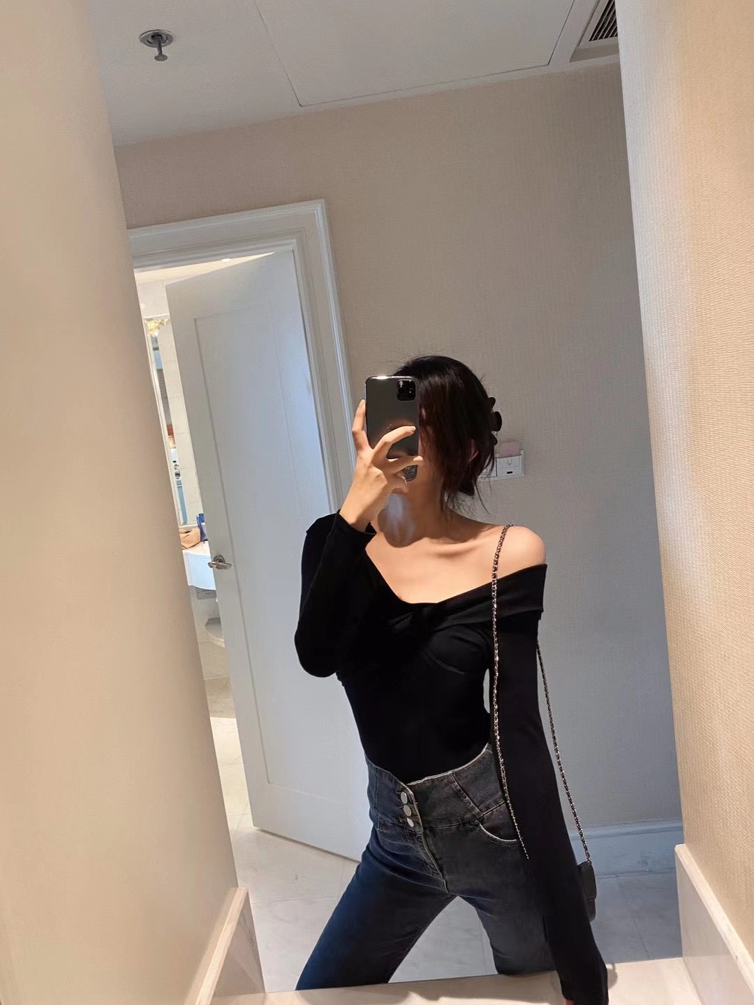 Off The Shoulder Wrap Top