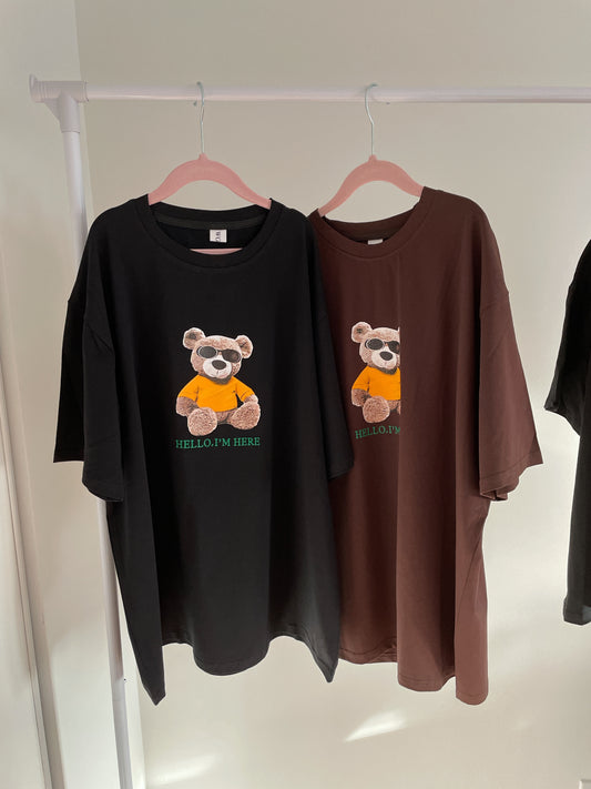 Sunglasses Bear Soft Cotton Tee