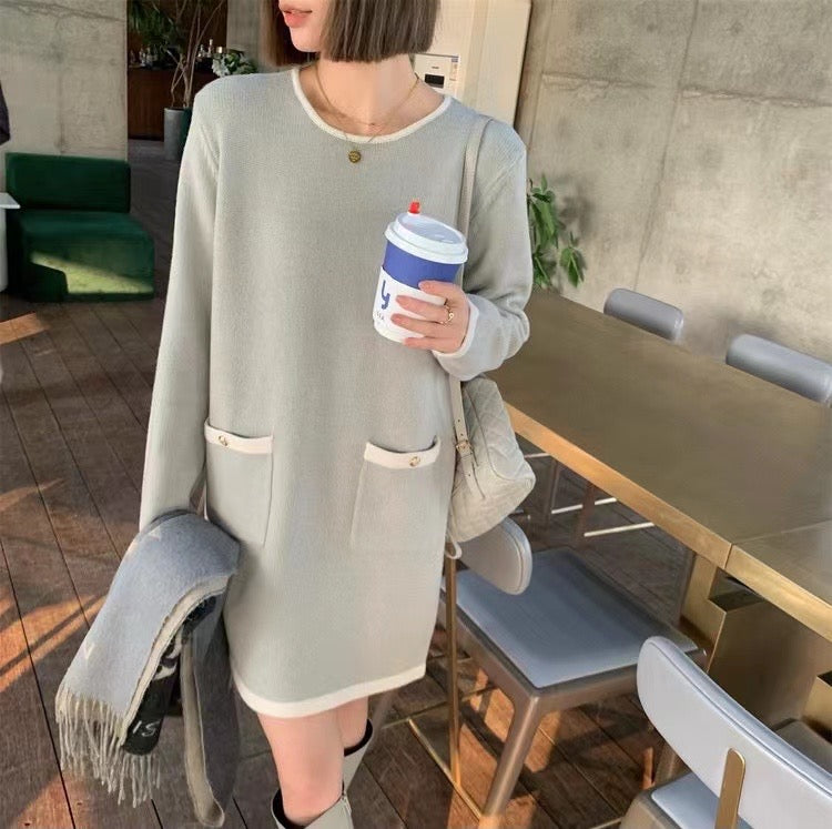 Chanel Style Knit One Piece