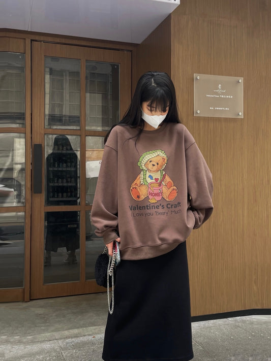 Honey Bear Oversized Sweatshirt