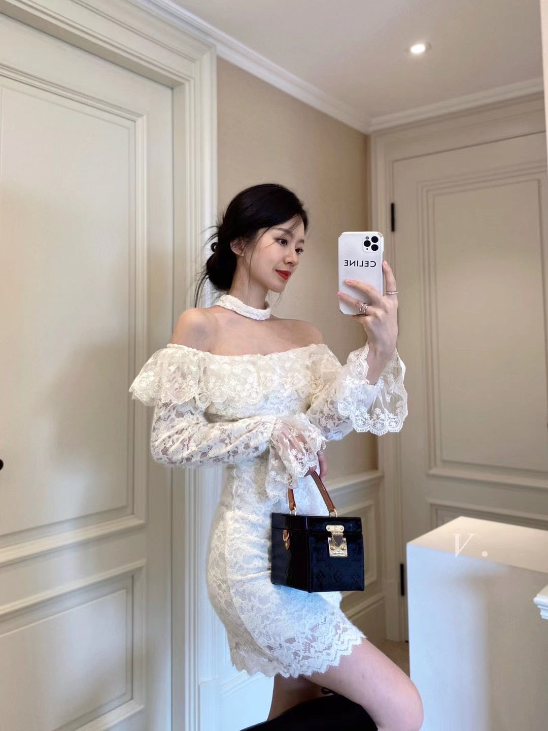 Off The Shoulder Lace Dress