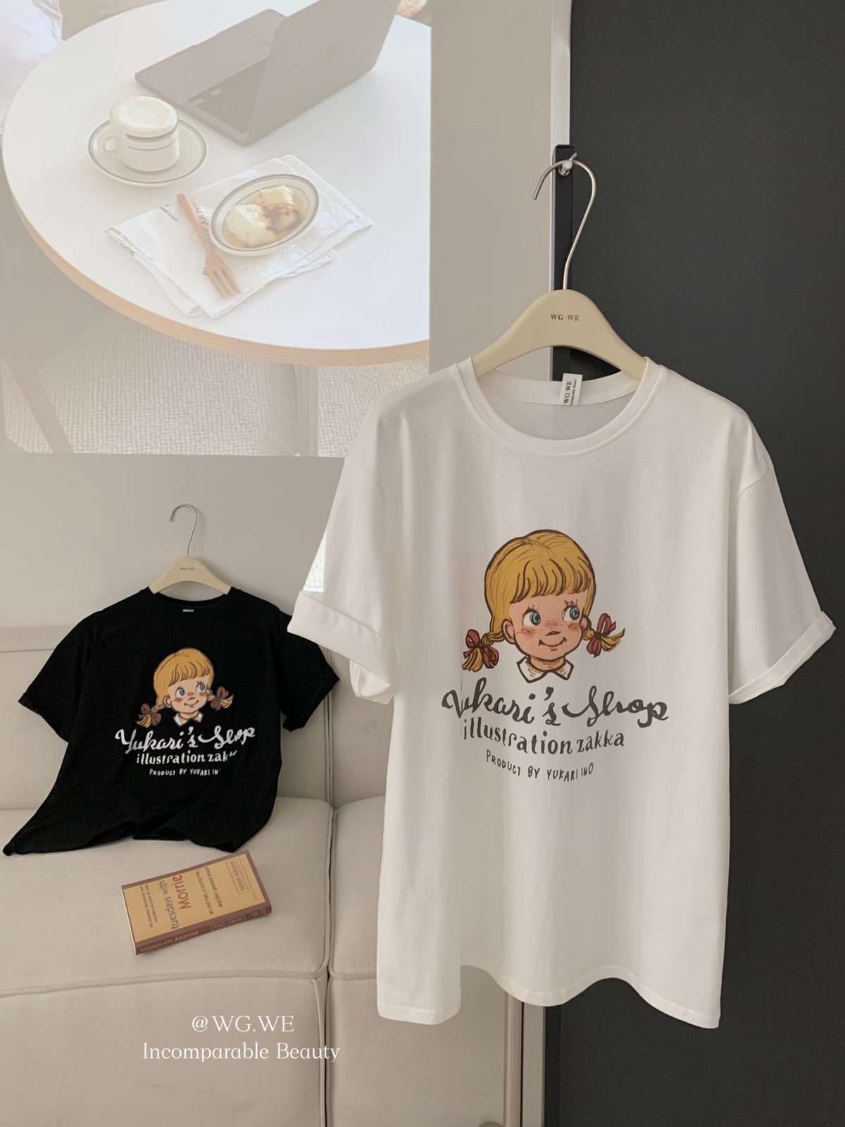 Vintage Cute Girl Tee
