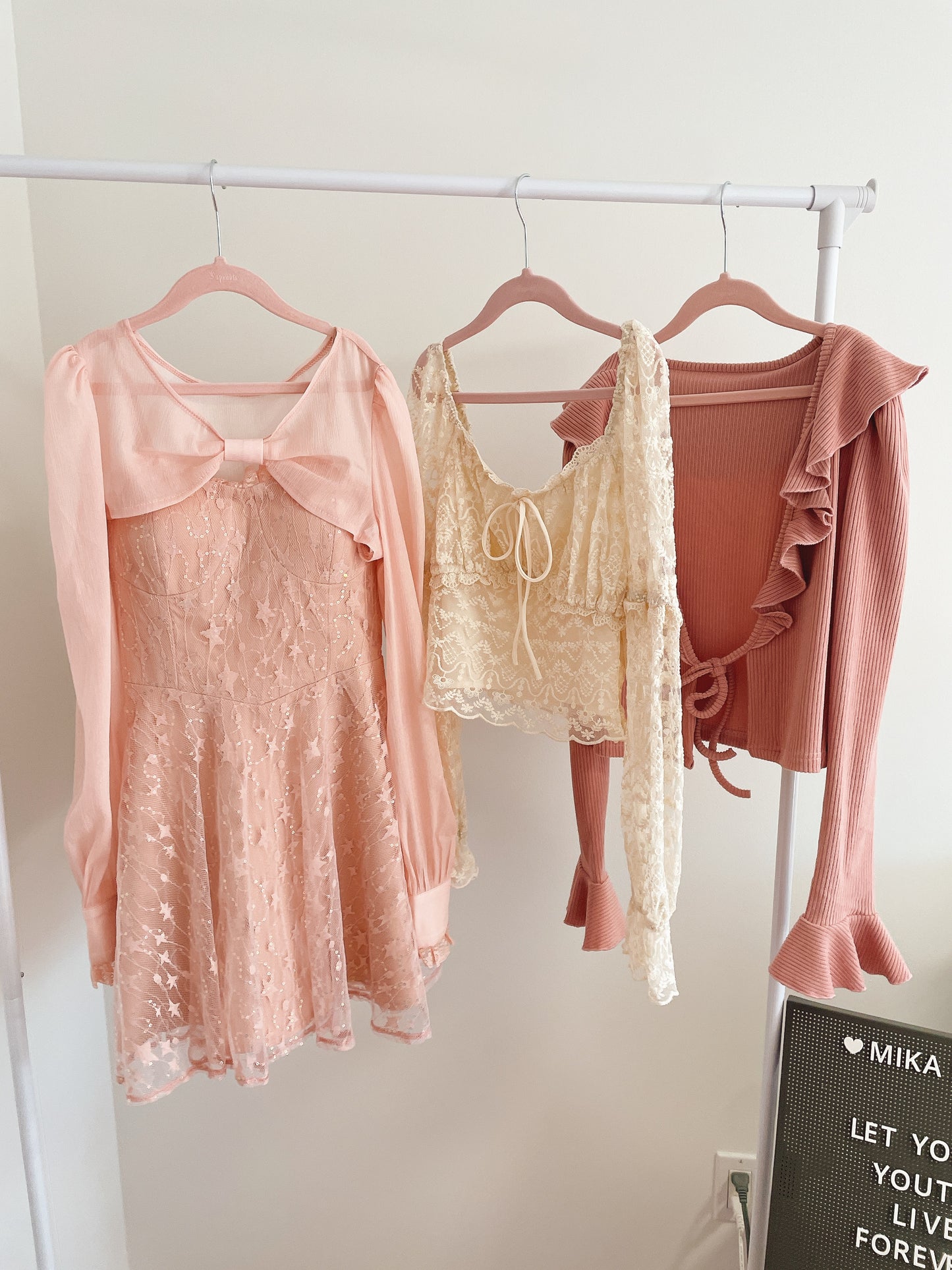 Sweet Sakura Mesh Dress set