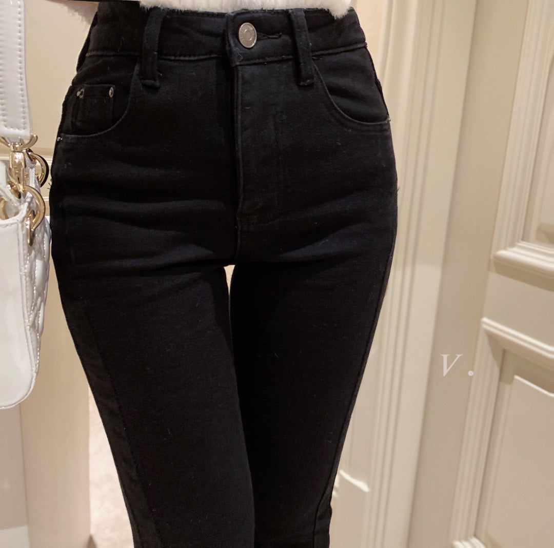 Split Flare Jeans