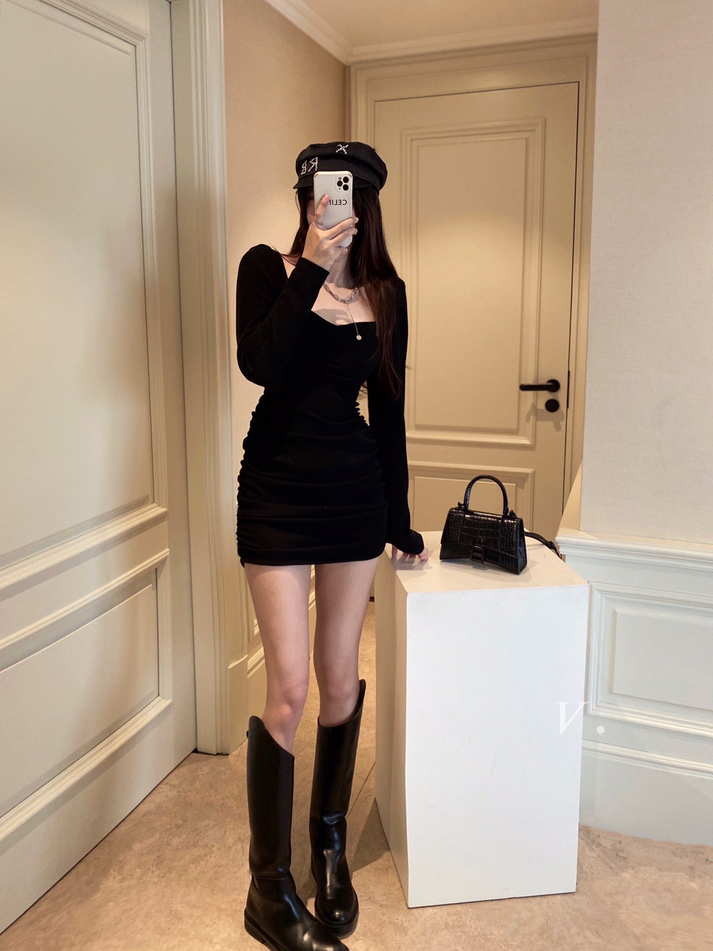 Fleece Lined Bodycon Dress
