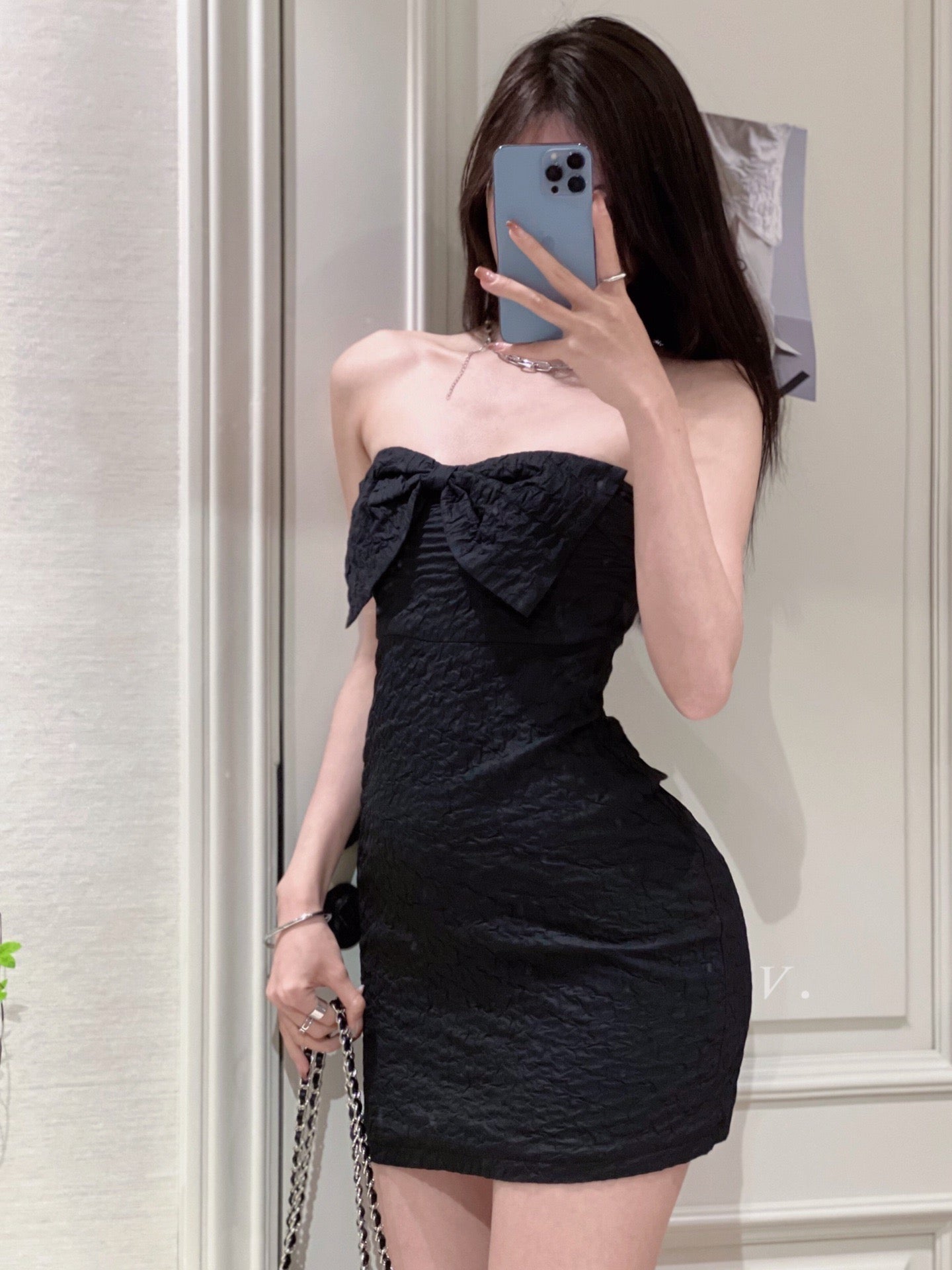 Ribbon Bodycon Tube Dress