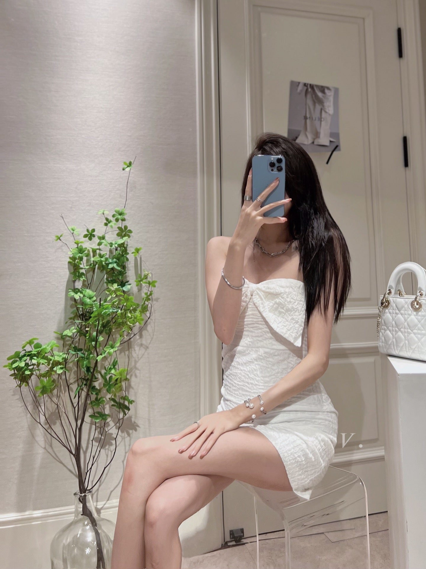 Ribbon Bodycon Tube Dress
