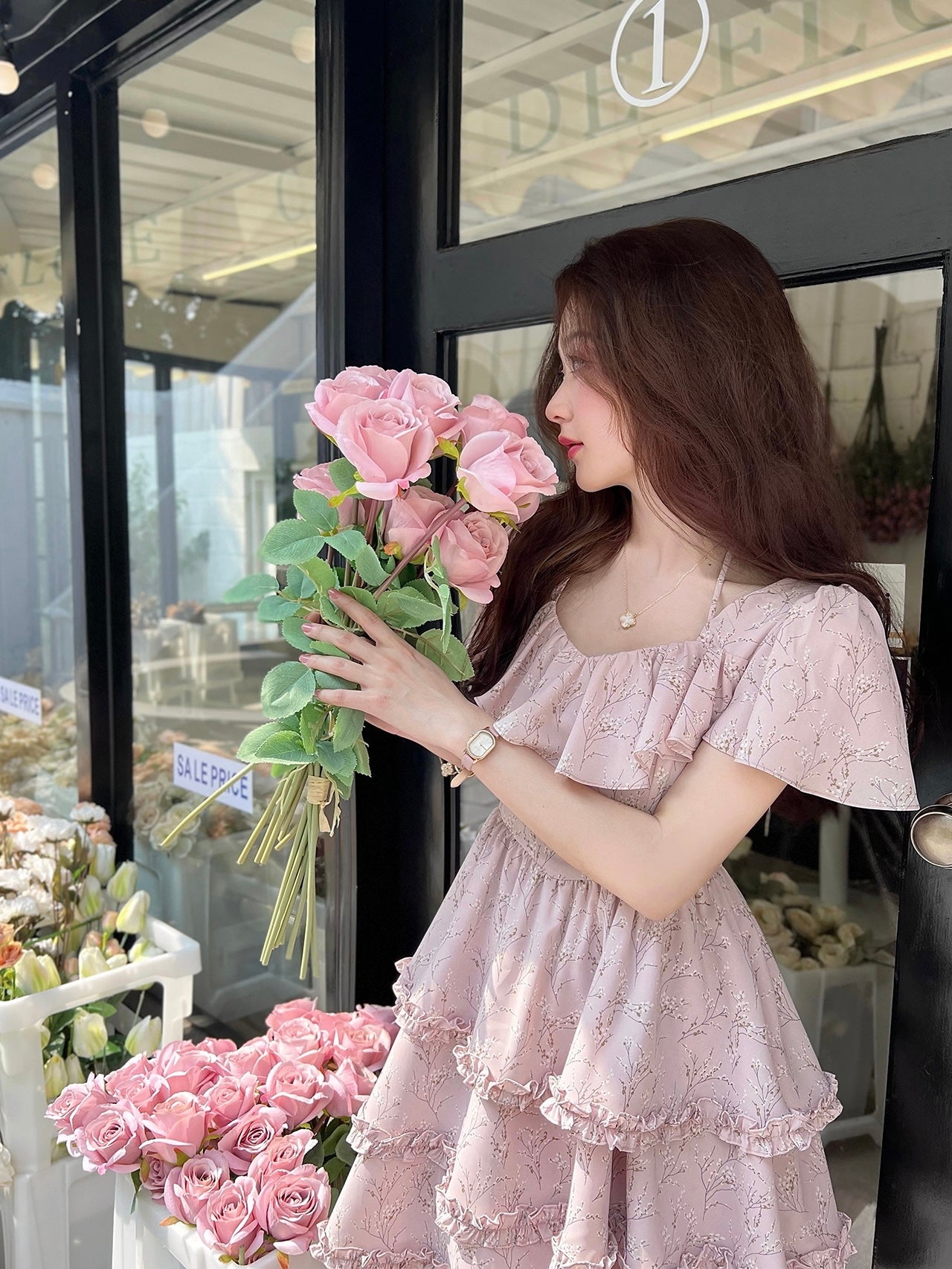 Sakura Layered Dress