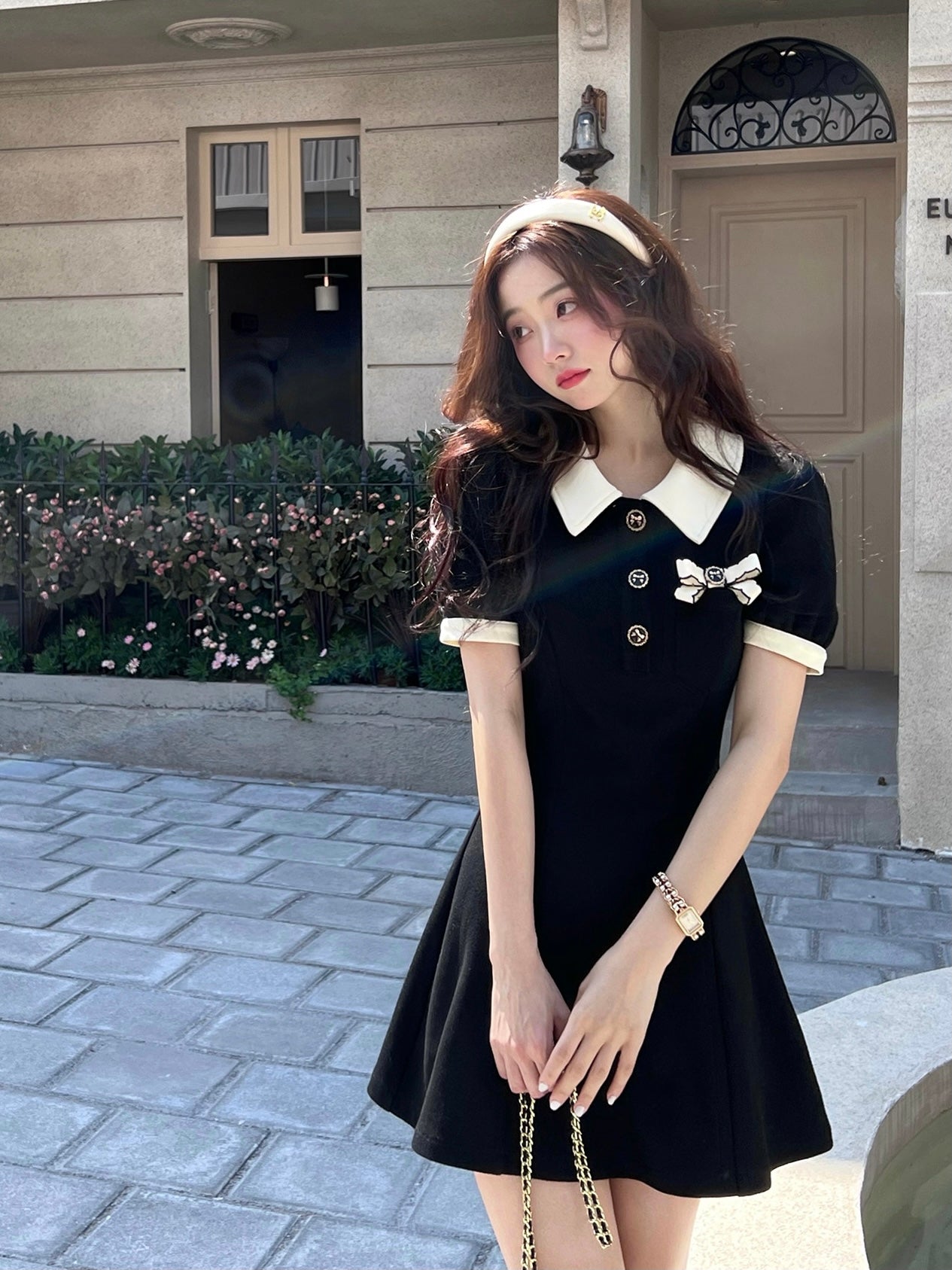 Vintage Polo Ribbon Pin Dress