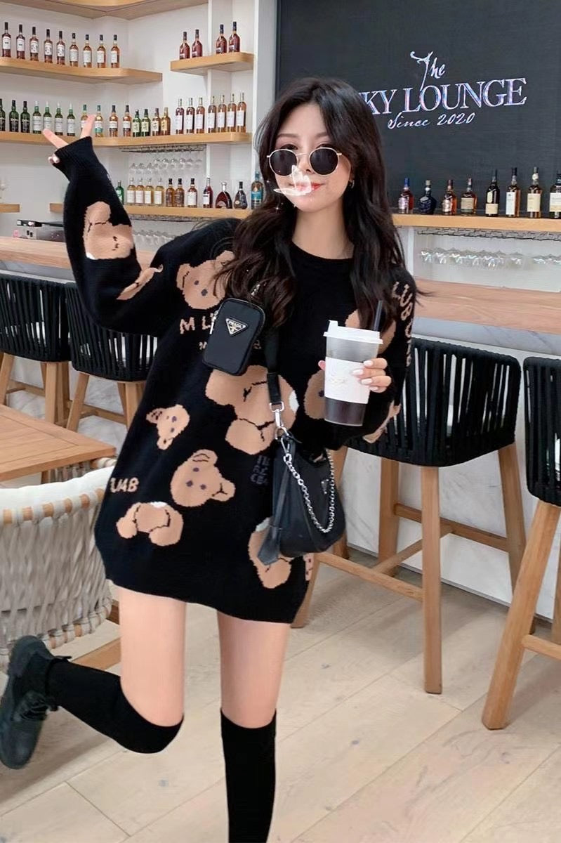 Lovely Bear Knit Sweater