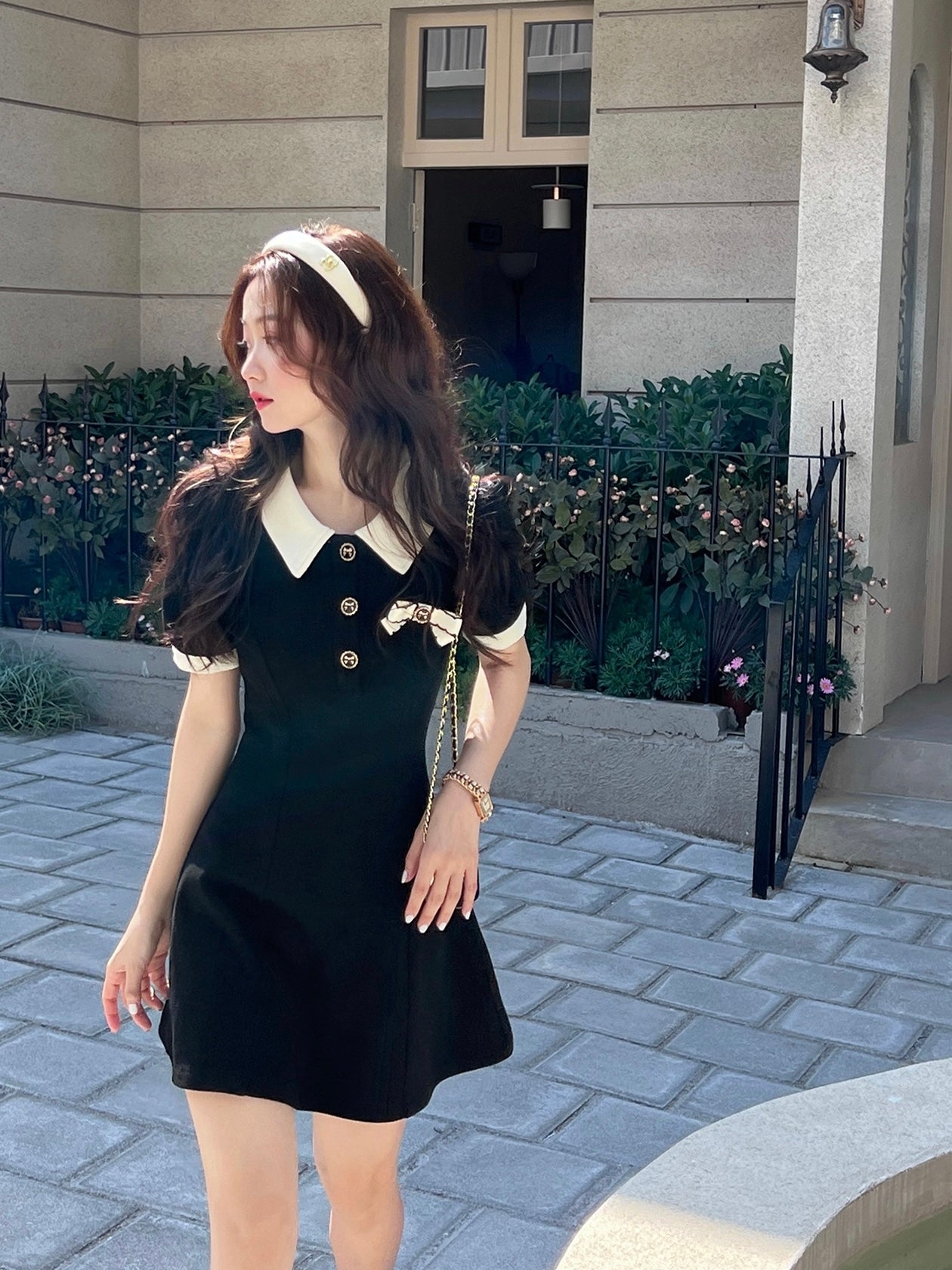 Vintage Polo Ribbon Pin Dress