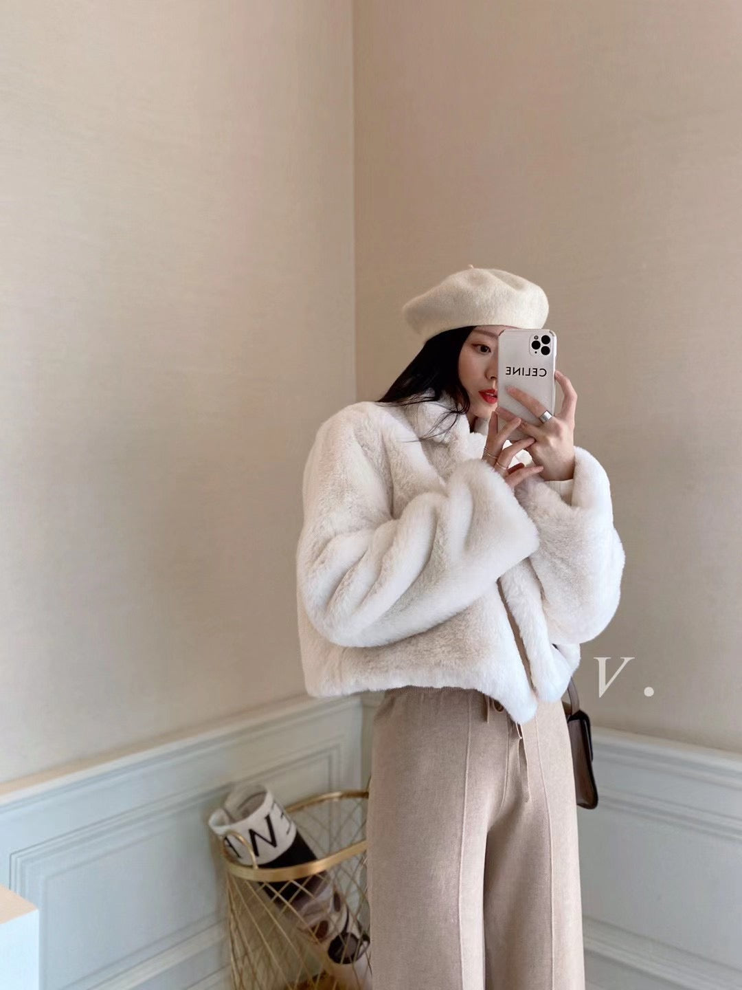 Faux Fur Short Coat