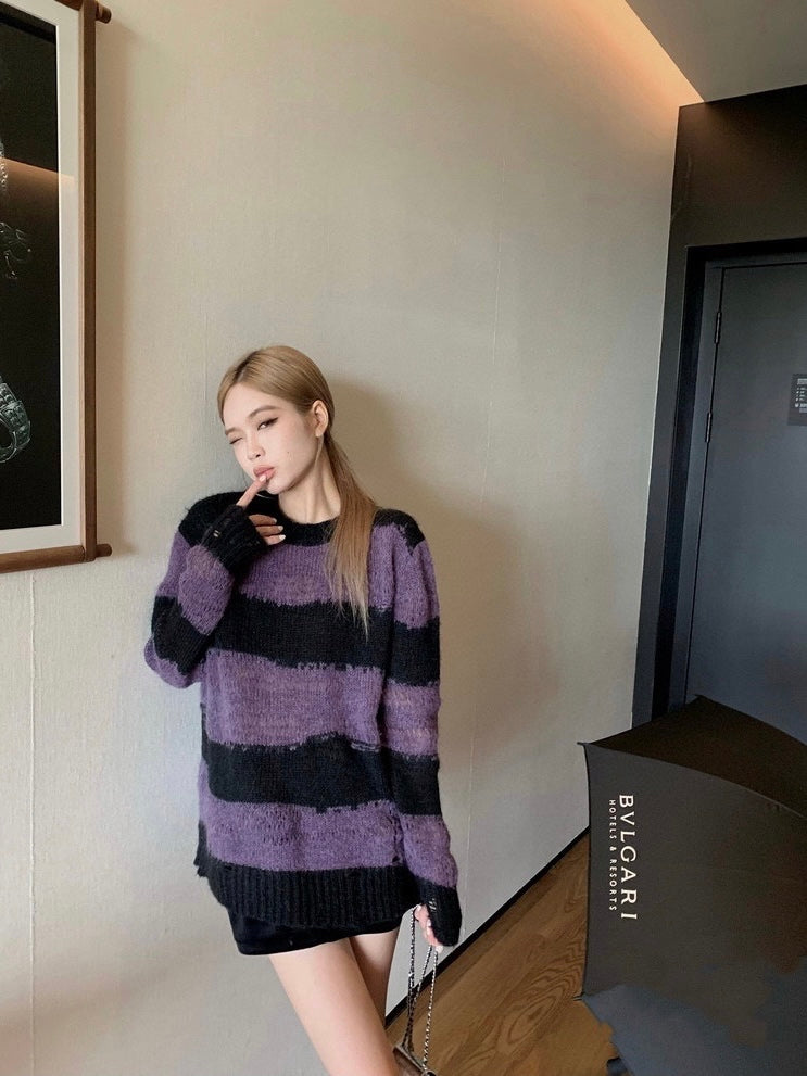 Striped Lightweight Sweater