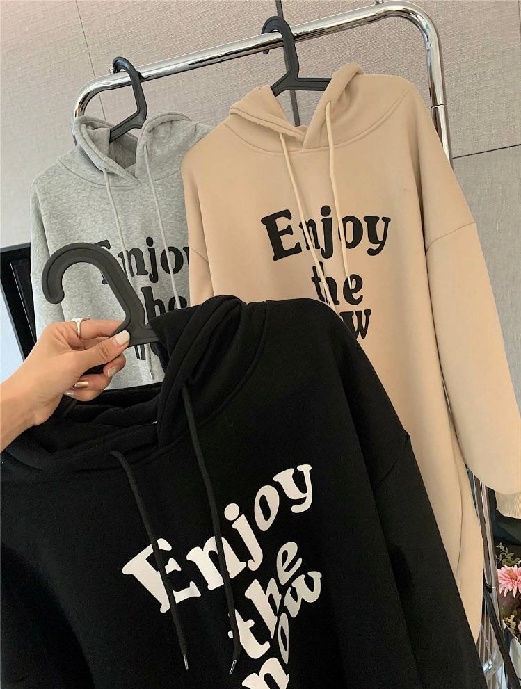 Letters Sweatshirt Dress