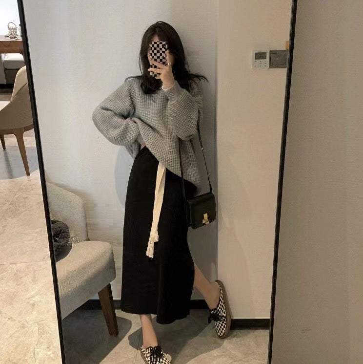 Knit Midi Skirt