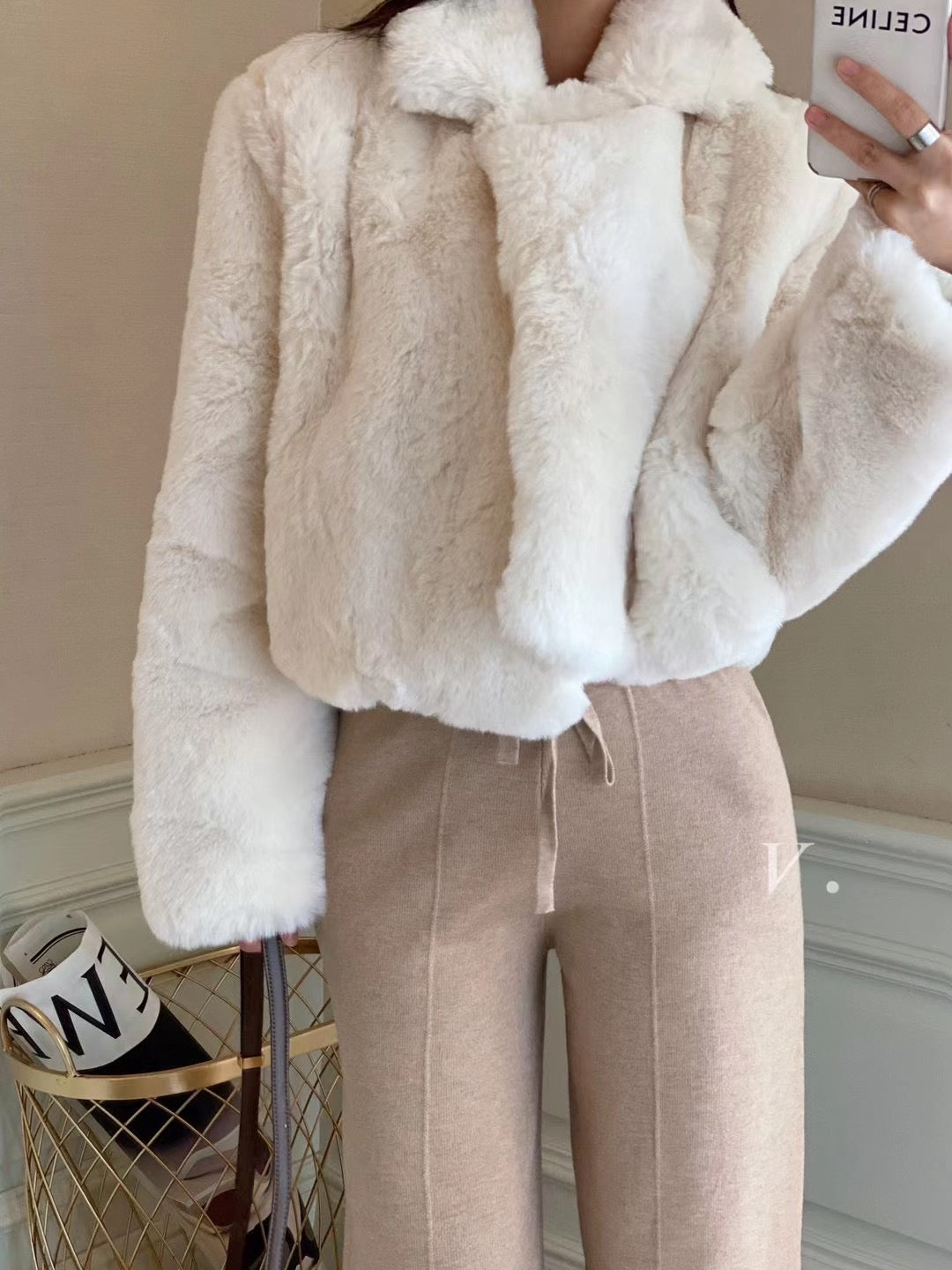 Faux Fur Short Coat