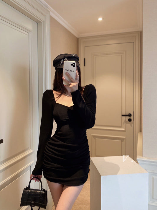 Fleece Lined Bodycon Dress