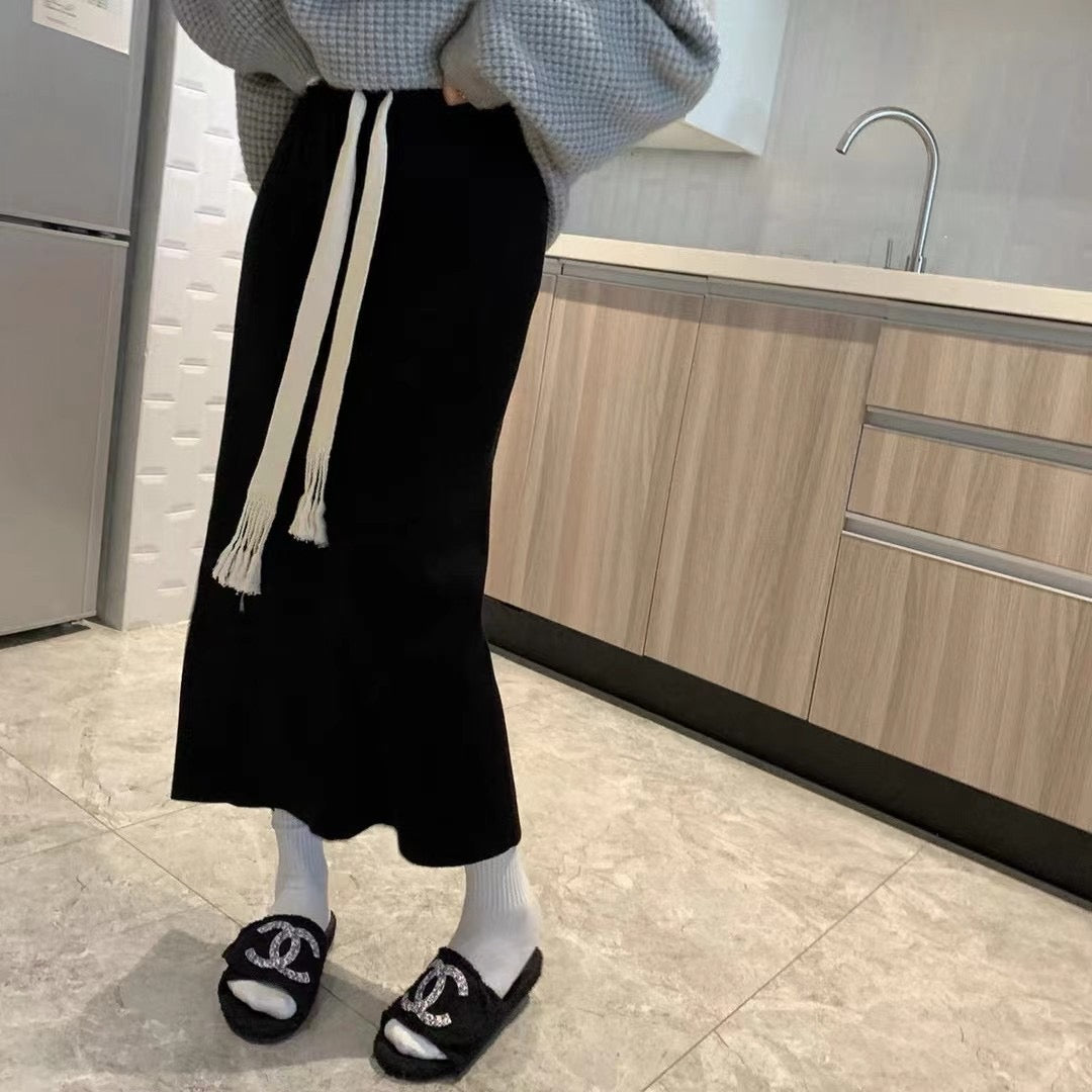 Knit Midi Skirt
