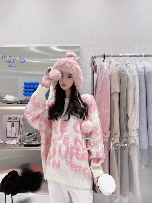 Berber Fleece Words sweater