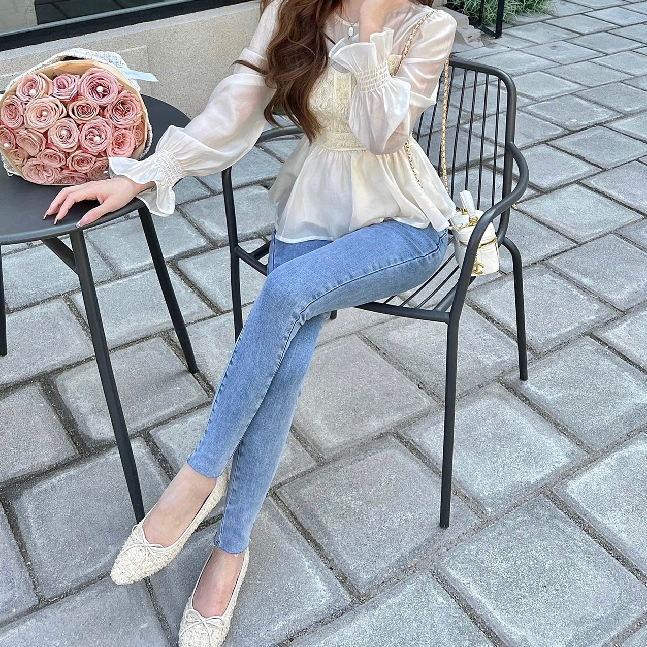High Rise Skinny Jeans