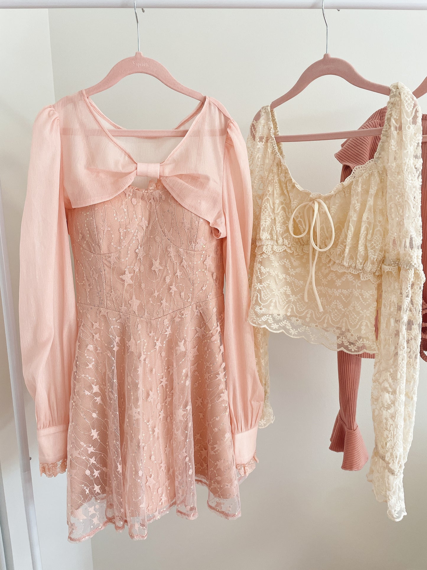 Sweet Sakura Mesh Dress set