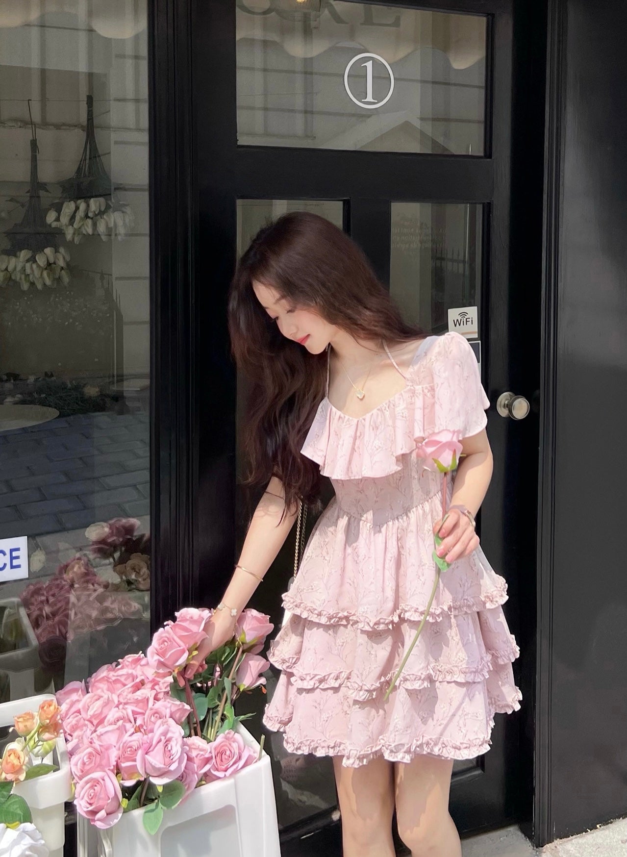 Sakura Layered Dress