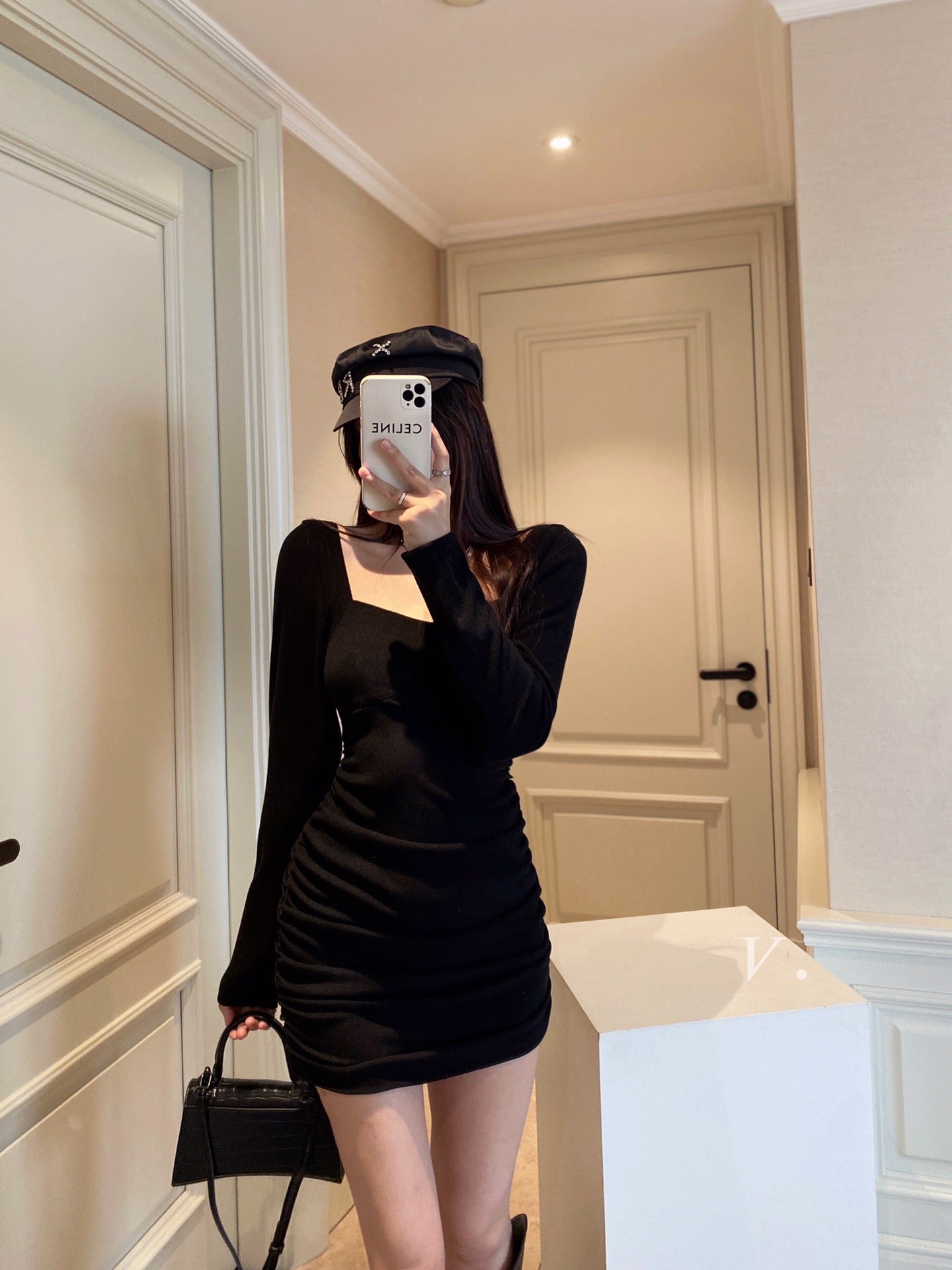 Fleece Lined Bodycon Dress