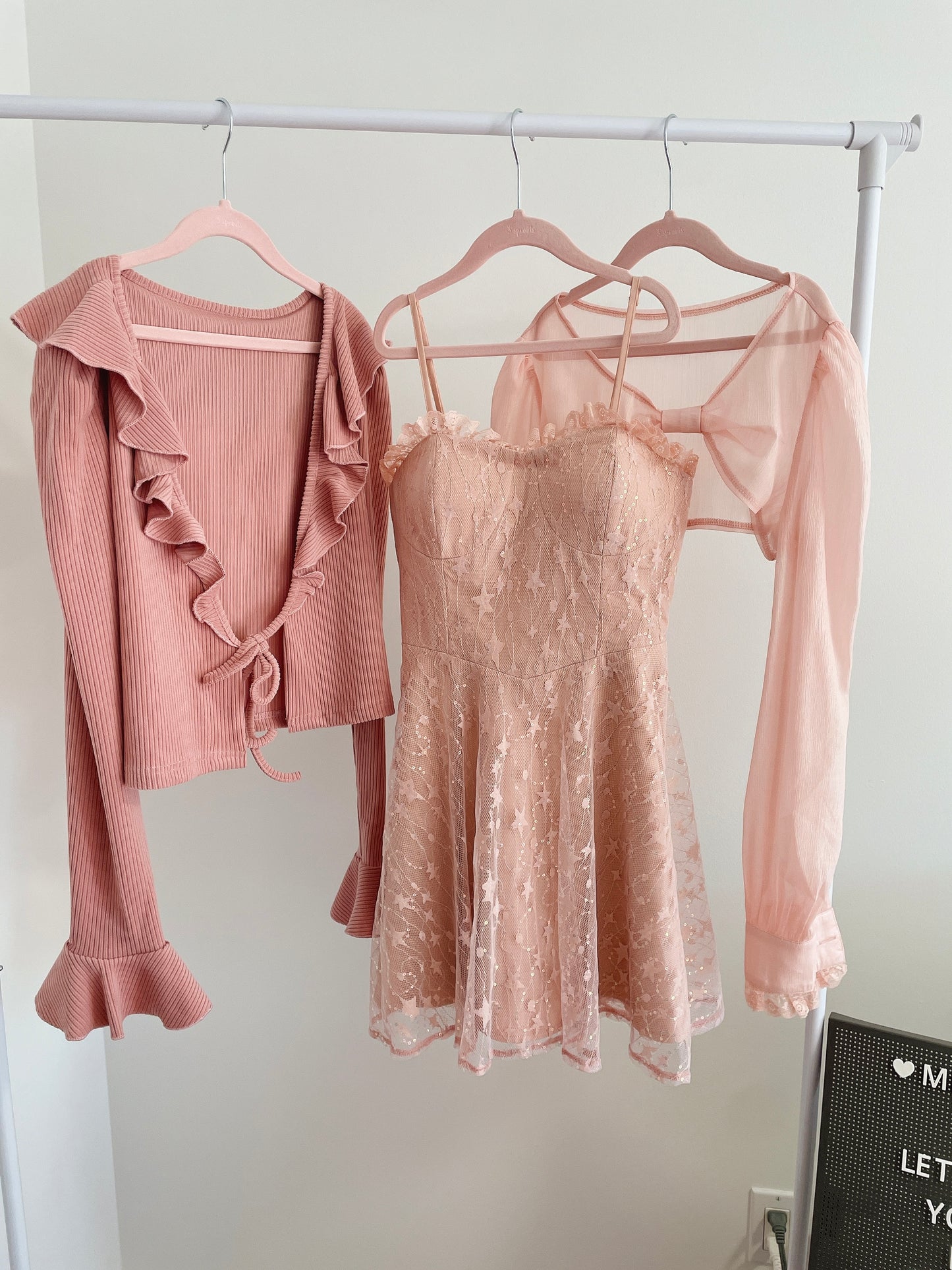 Sweet Sakura Mesh Dress set