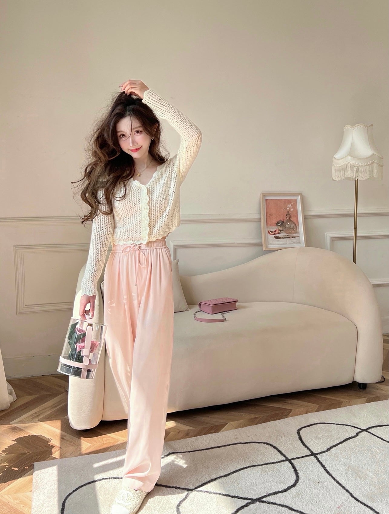 Peach Relaxed Air Pants
