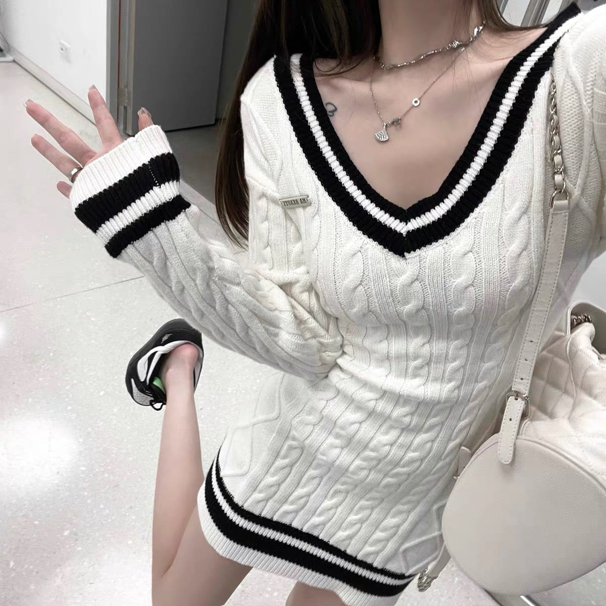 Preppy Knit Dress