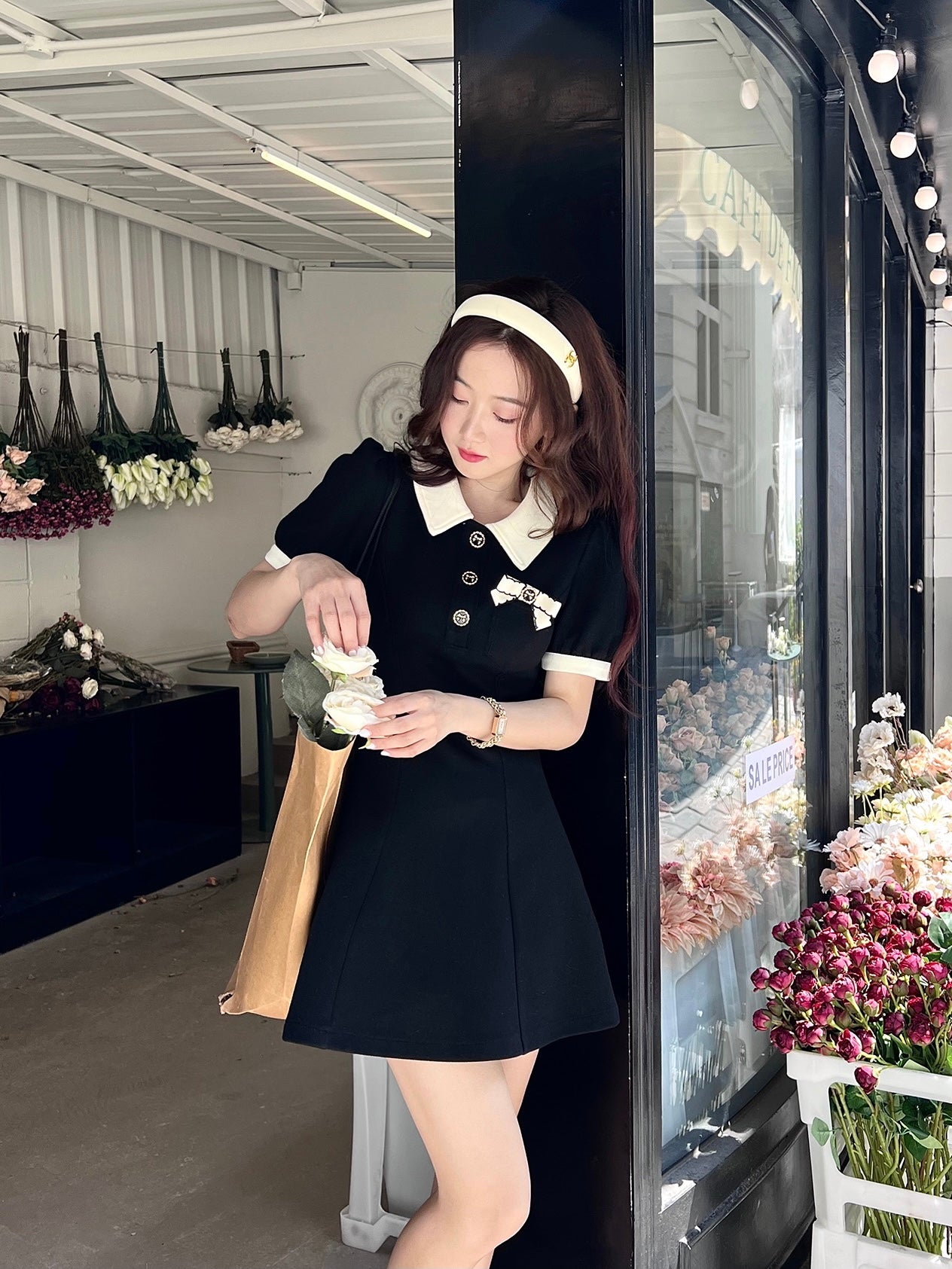 Vintage Polo Ribbon Pin Dress
