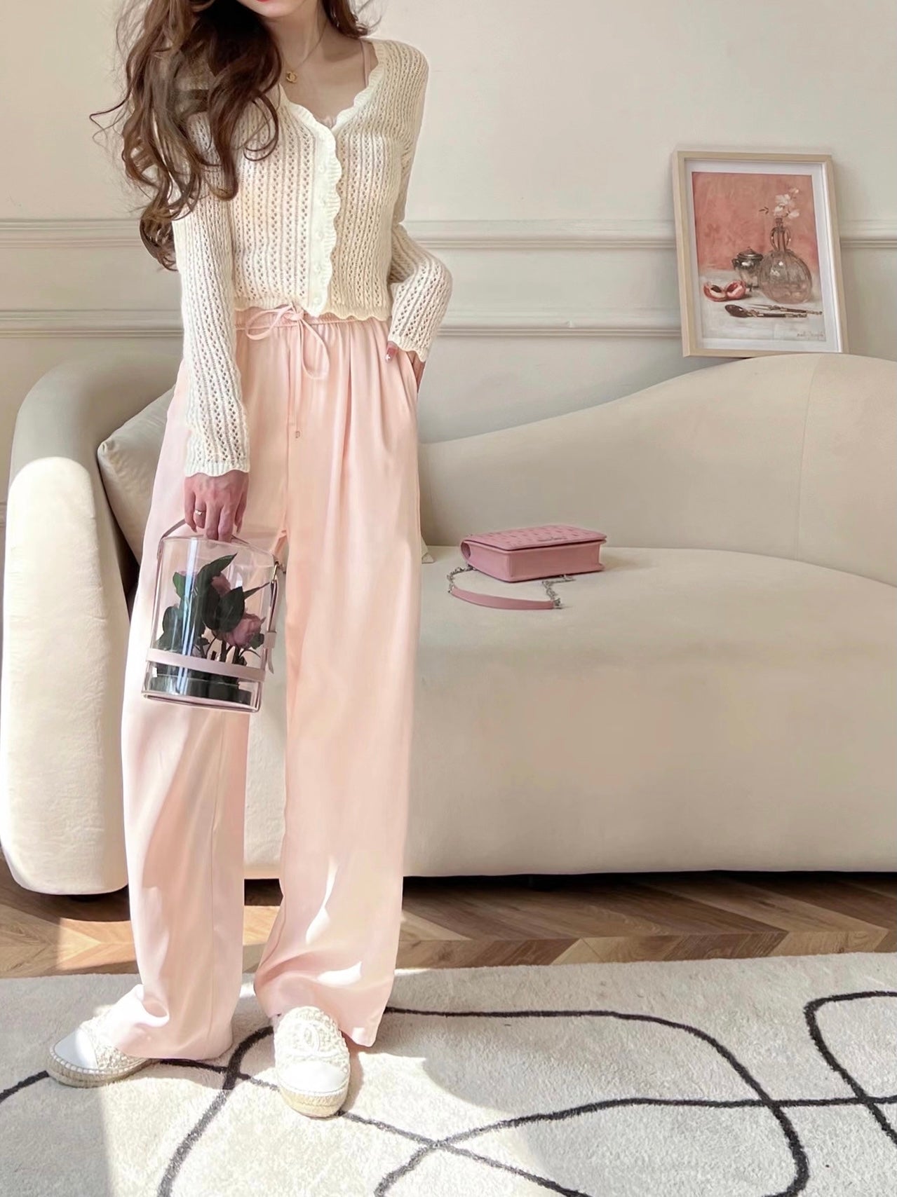 Peach Relaxed Air Pants