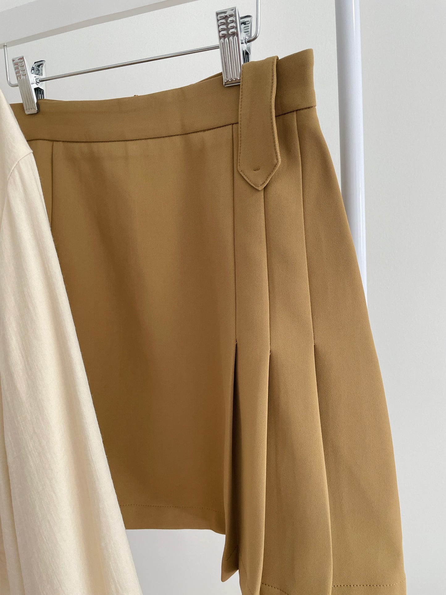 Preppy Half Pleated Skirt