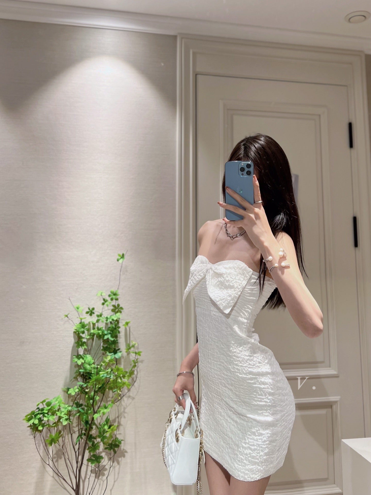 Ribbon Bodycon Tube Dress