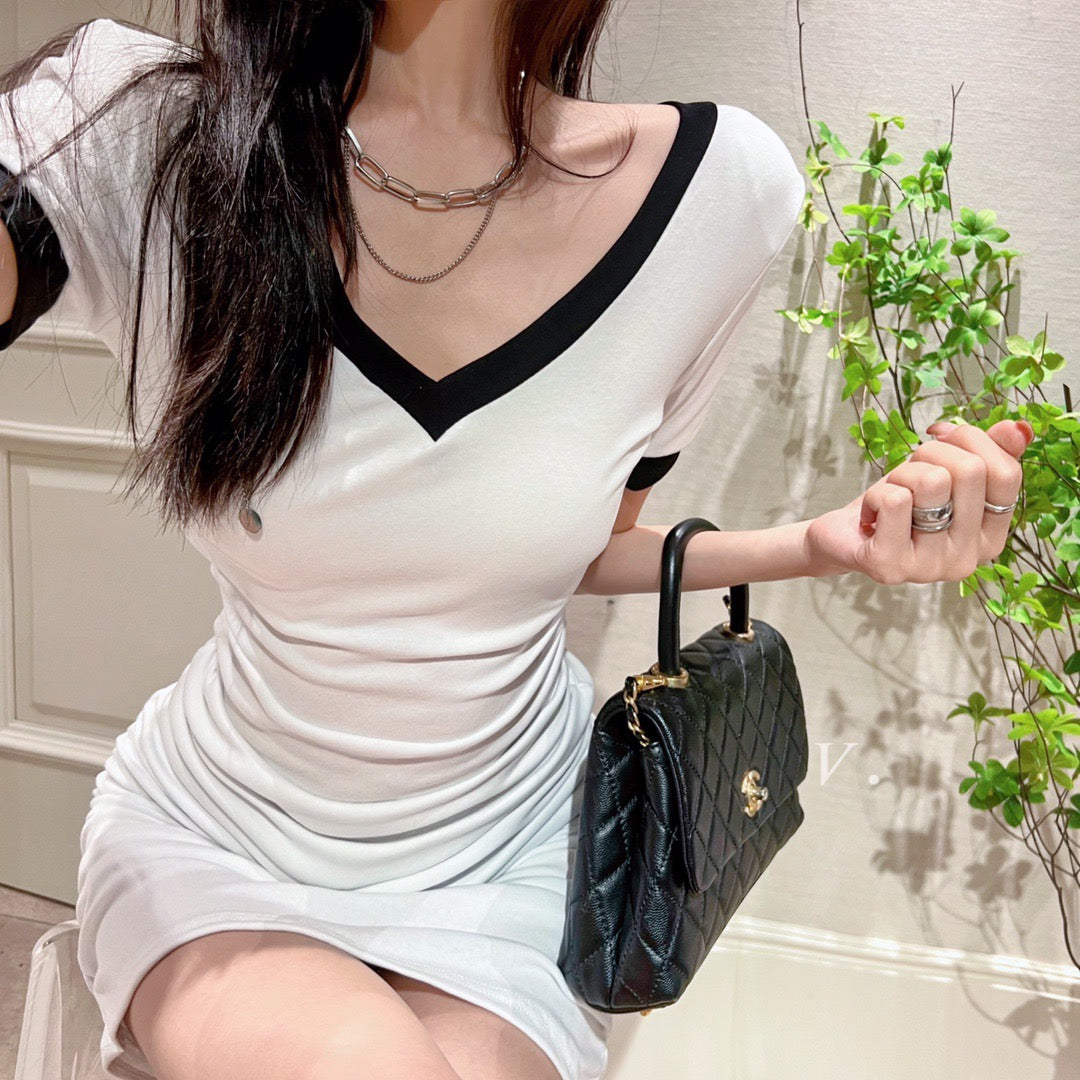 Coco V-neck Bodycon Dress