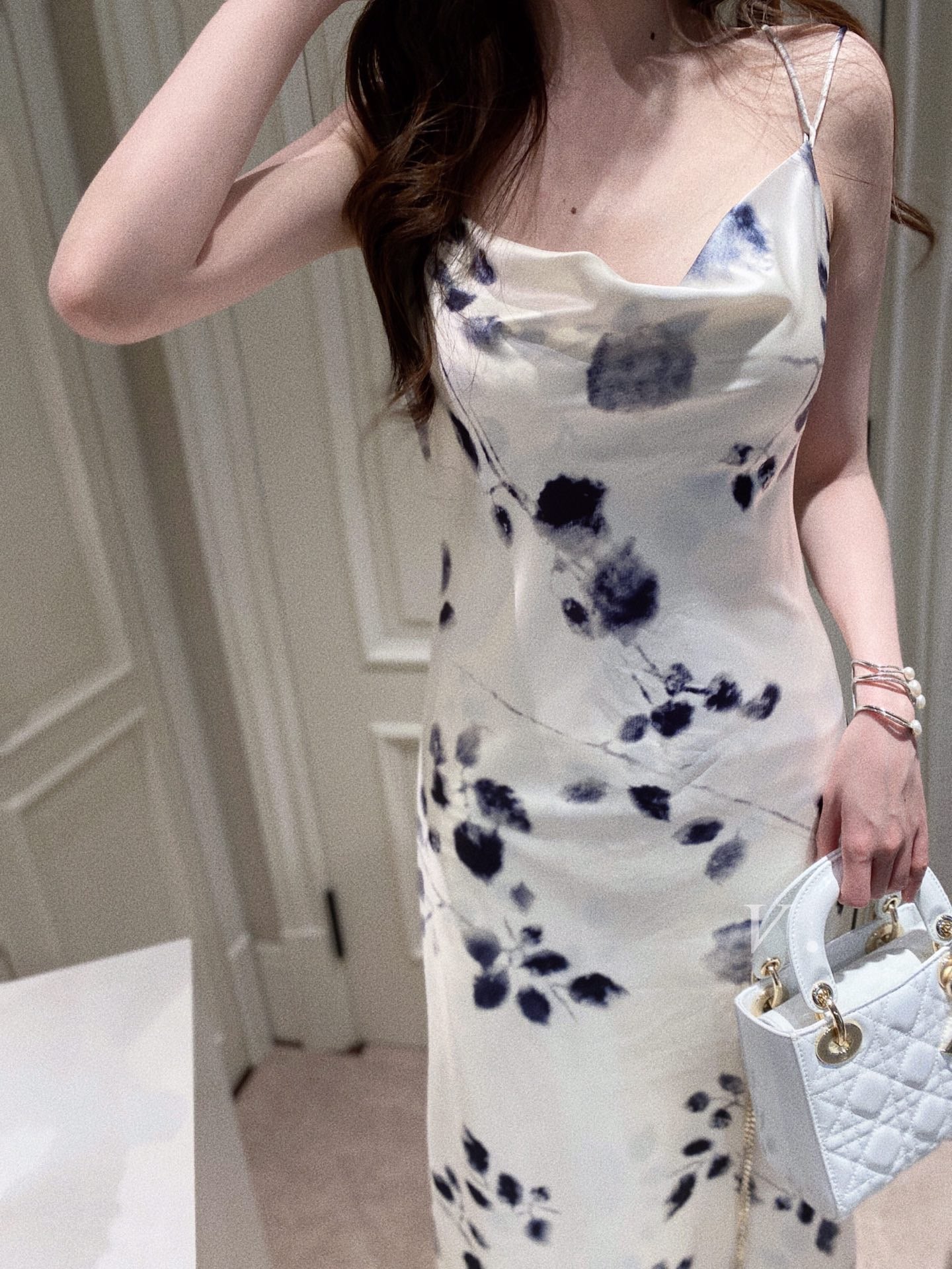 Floral Silk Cami Dress