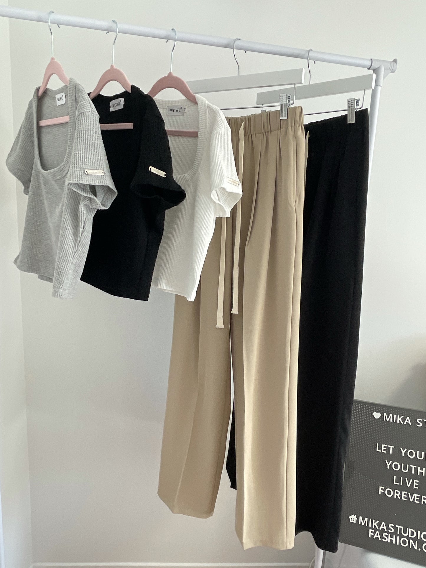 Elasticated Side Pocket Casual Trousers