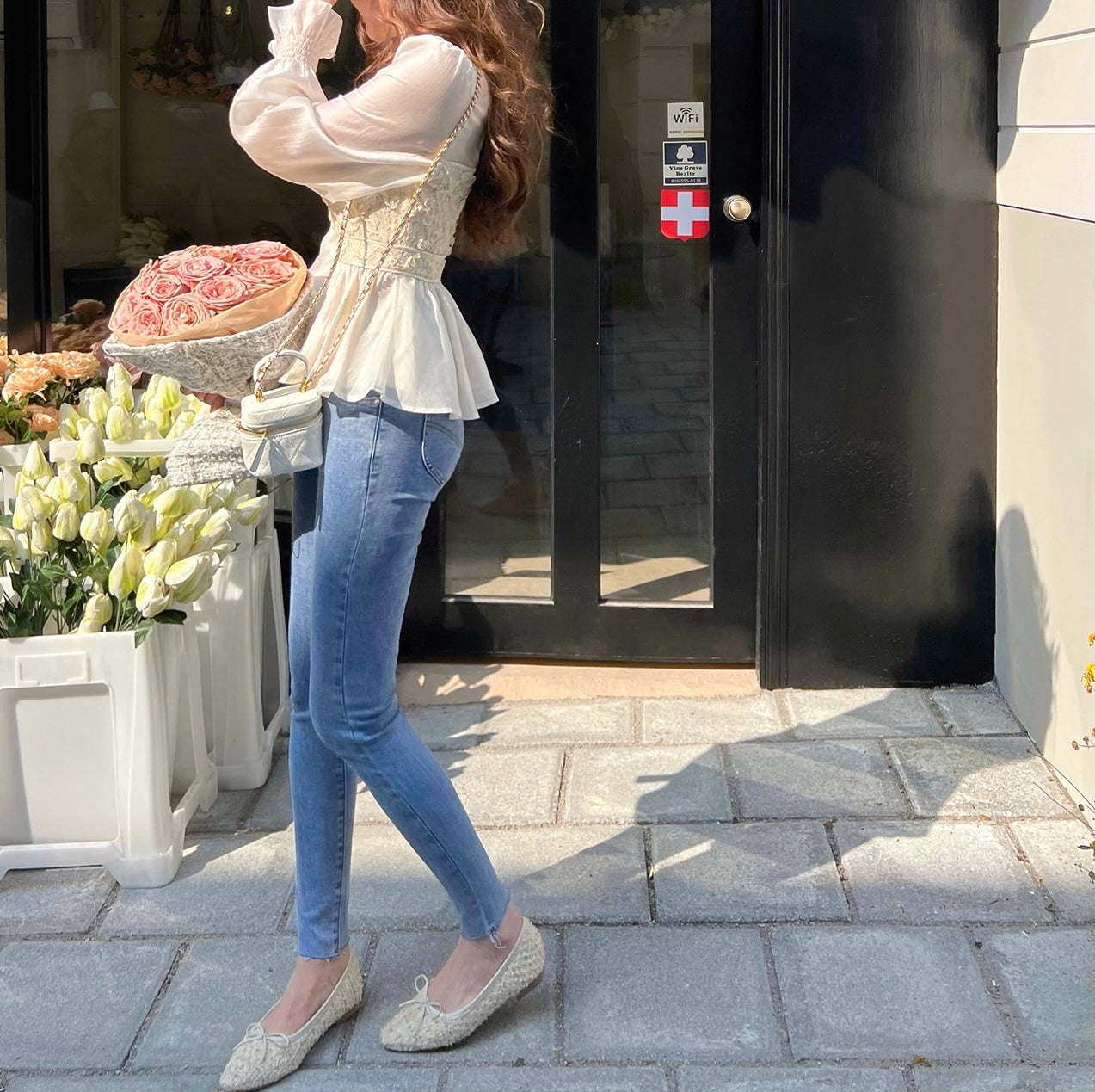 High Rise Skinny Jeans
