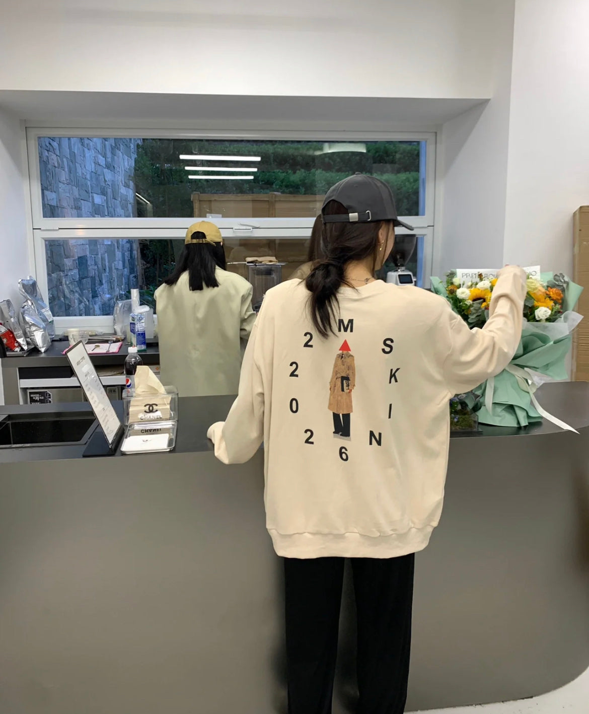 Double Sided Clocks Sweatshirt